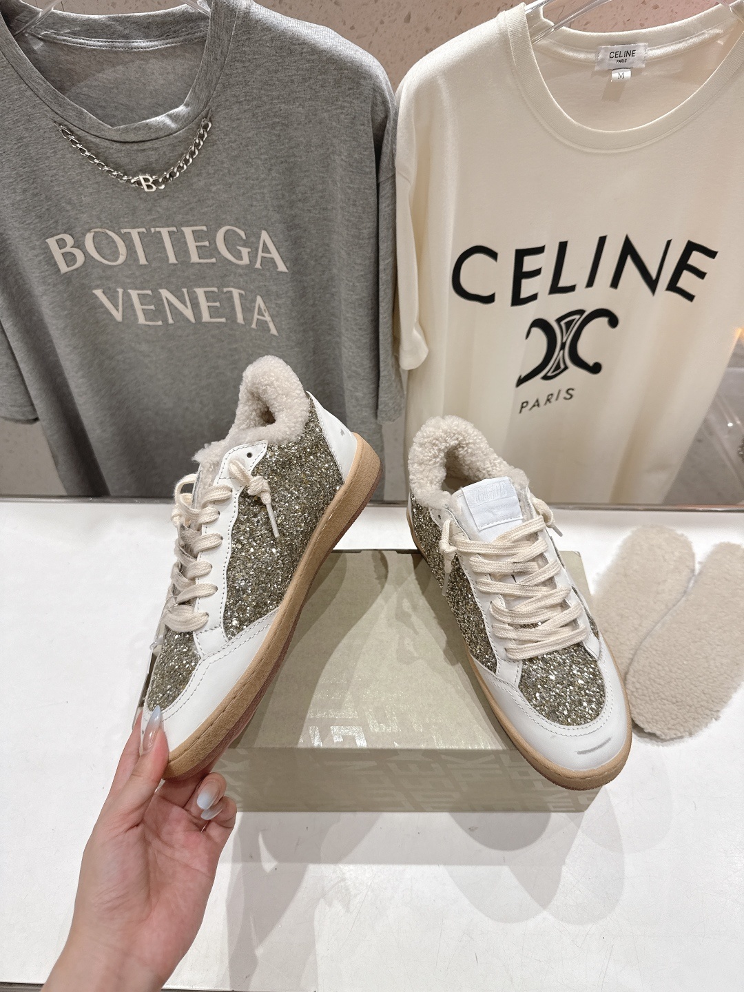 顶级版本 毛里 GGDB~~Golden Goose Deluxe Brand秋冬新款羊毛里小脏鞋休闲鞋