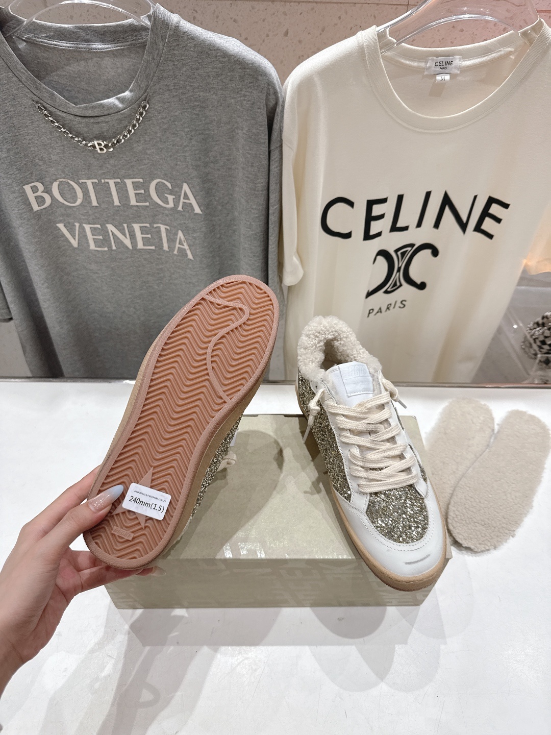 顶级版本 毛里 GGDB~~Golden Goose Deluxe Brand秋冬新款羊毛里小脏鞋休闲鞋