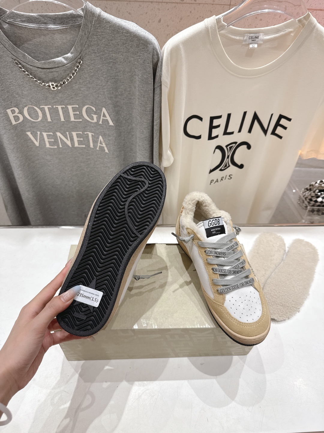 顶级版本 毛里 GGDB~~Golden Goose Deluxe Brand秋冬新款羊毛里小脏鞋休闲鞋