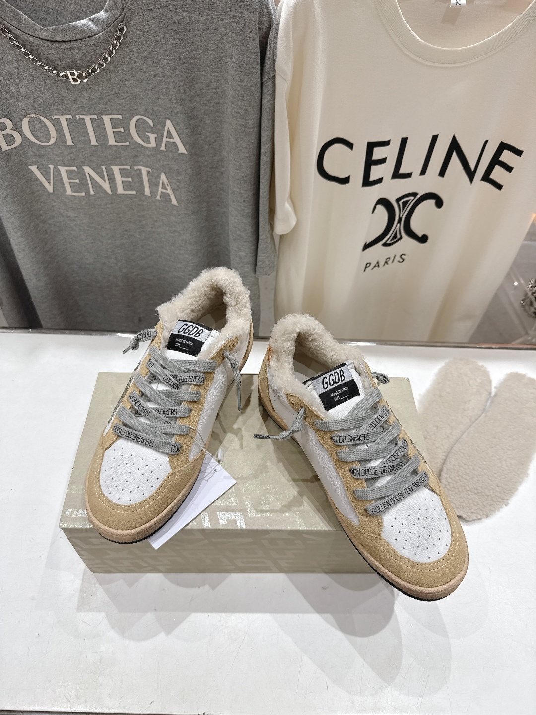 顶级版本 毛里 GGDB~~Golden Goose Deluxe Brand秋冬新款羊毛里小脏鞋休闲鞋