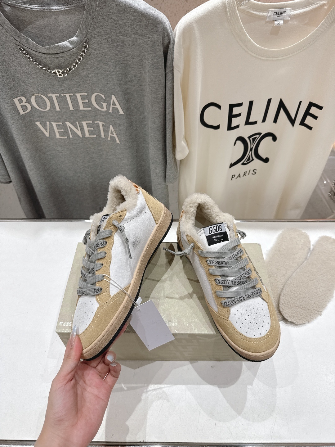 顶级版本 毛里 GGDB~~Golden Goose Deluxe Brand秋冬新款羊毛里小脏鞋休闲鞋