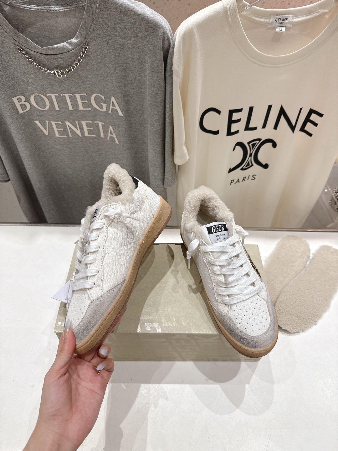 顶级版本 毛里 GGDB~~Golden Goose Deluxe Brand秋冬新款羊毛里小脏鞋休闲鞋