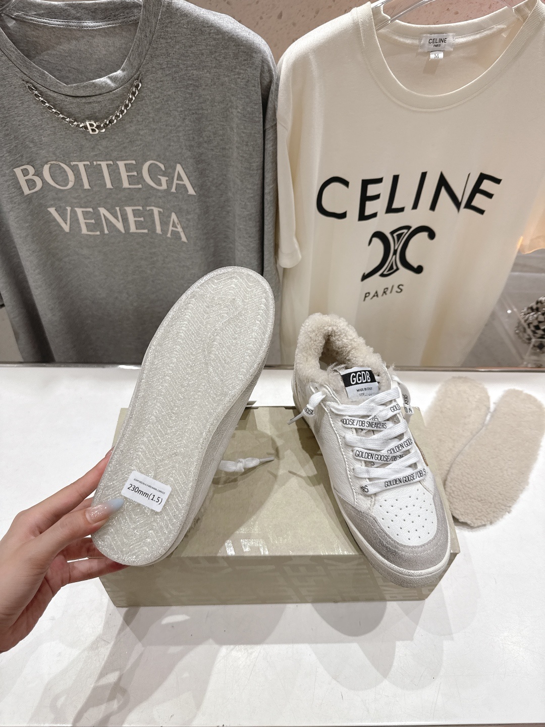 顶级版本 毛里 GGDB~~Golden Goose Deluxe Brand秋冬新款羊毛里小脏鞋休闲鞋