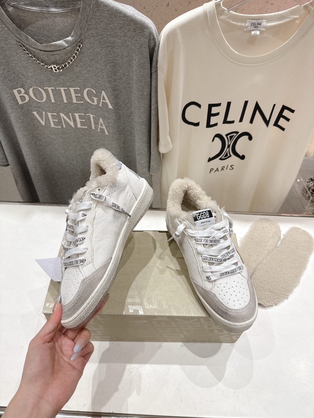 顶级版本 毛里 GGDB~~Golden Goose Deluxe Brand秋冬新款羊毛里小脏鞋休闲鞋