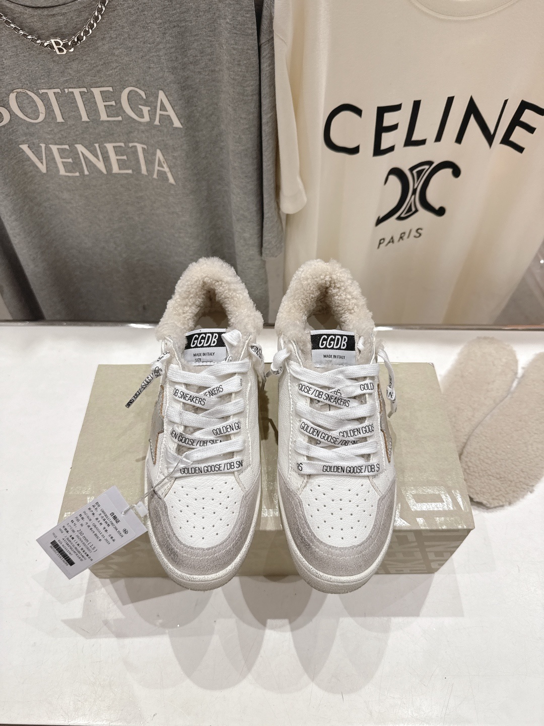 顶级版本 毛里 GGDB~~Golden Goose Deluxe Brand秋冬新款羊毛里小脏鞋休闲鞋