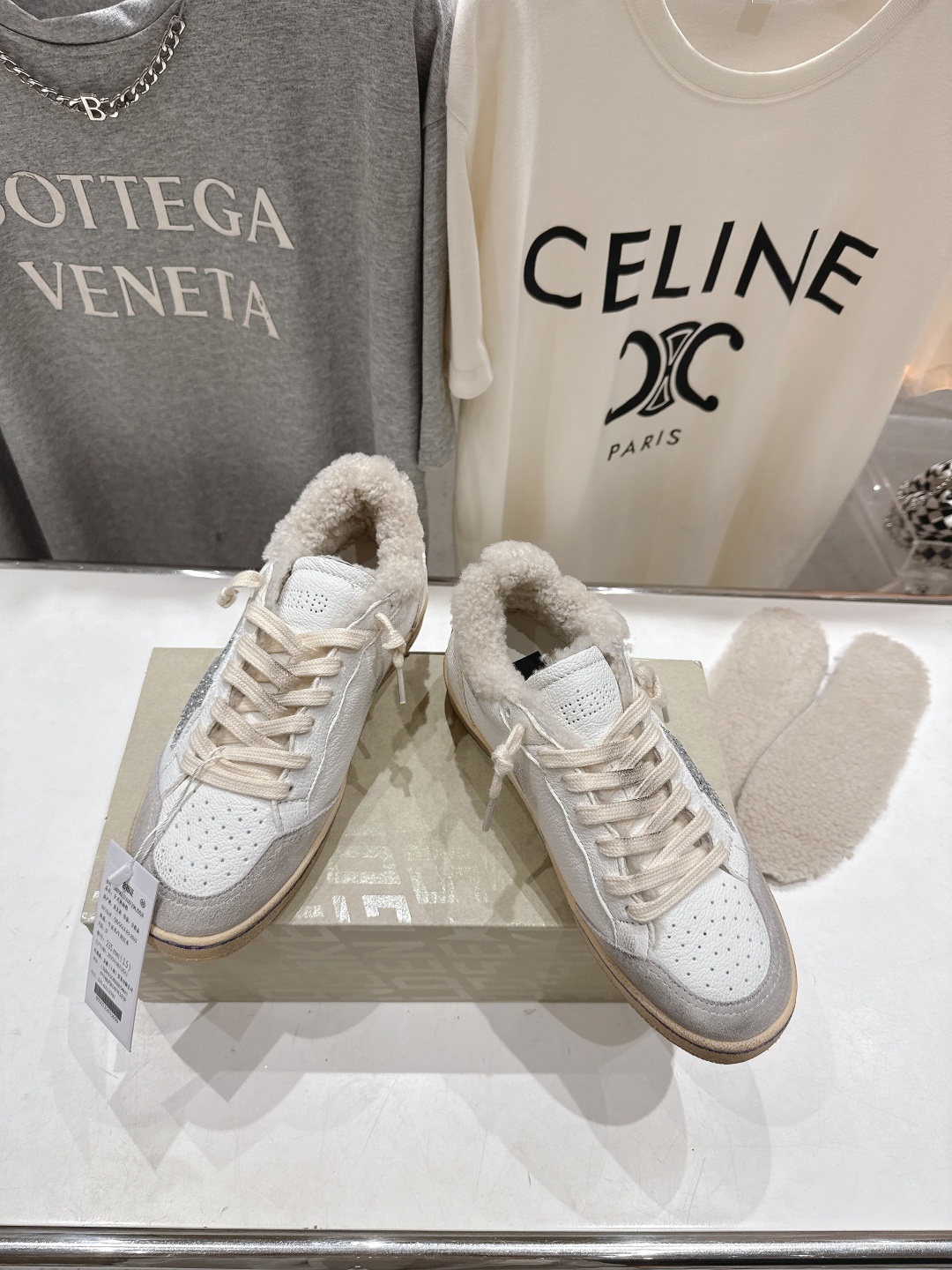 顶级版本 毛里 GGDB~~Golden Goose Deluxe Brand秋冬新款羊毛里小脏鞋休闲鞋