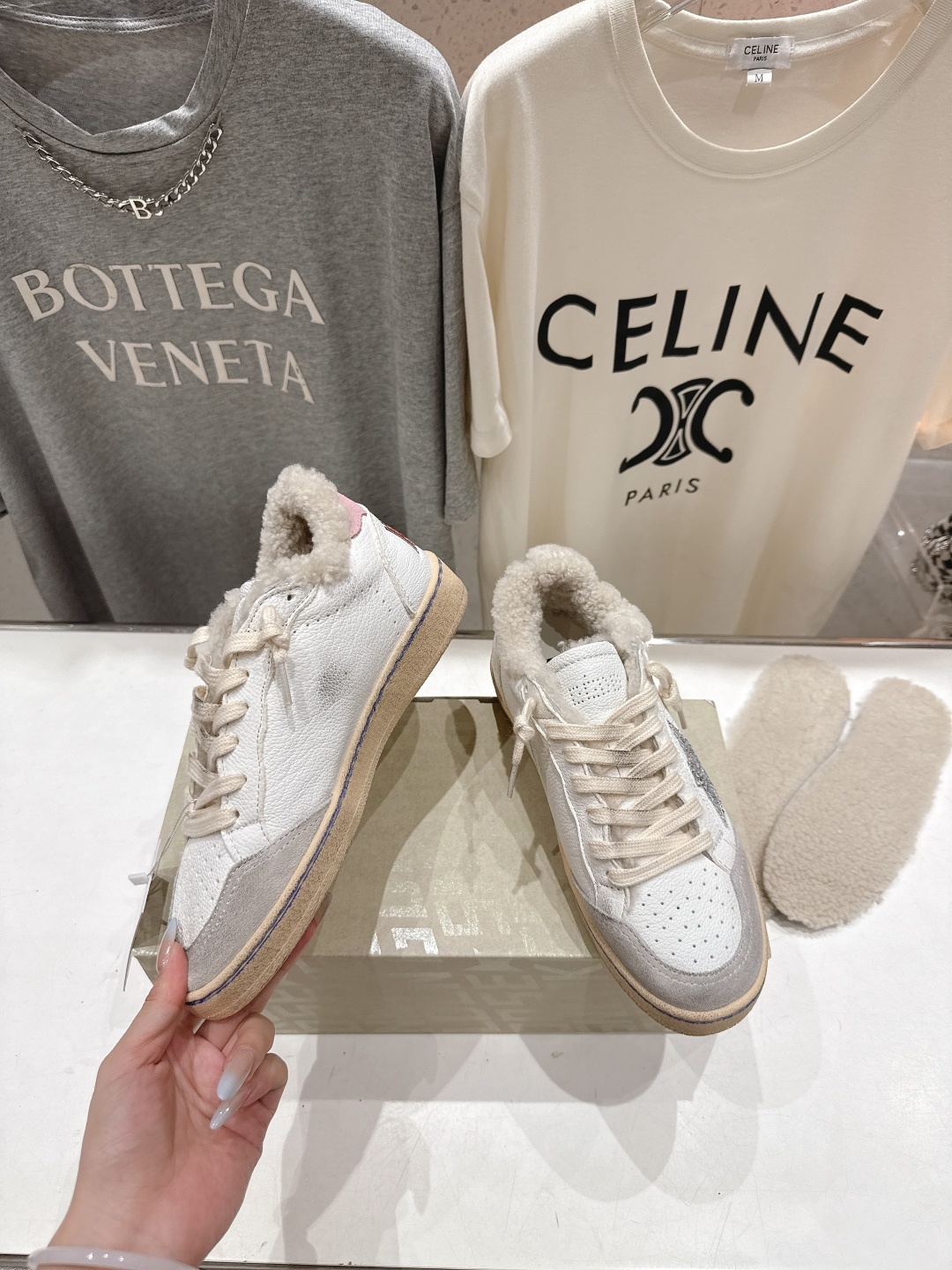 顶级版本 毛里 GGDB~~Golden Goose Deluxe Brand秋冬新款羊毛里小脏鞋休闲鞋
