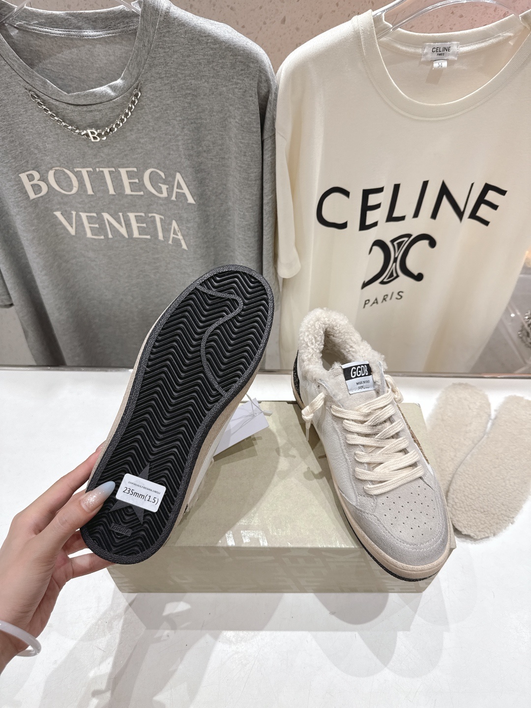 顶级版本 毛里 GGDB~~Golden Goose Deluxe Brand秋冬新款羊毛里小脏鞋休闲鞋