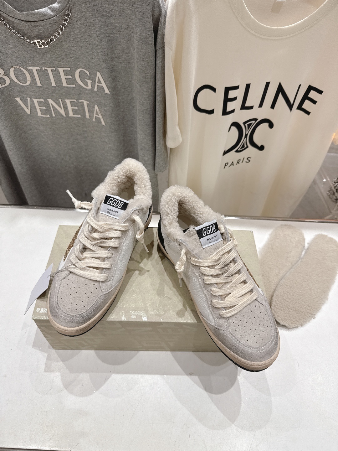 顶级版本 毛里 GGDB~~Golden Goose Deluxe Brand秋冬新款羊毛里小脏鞋休闲鞋