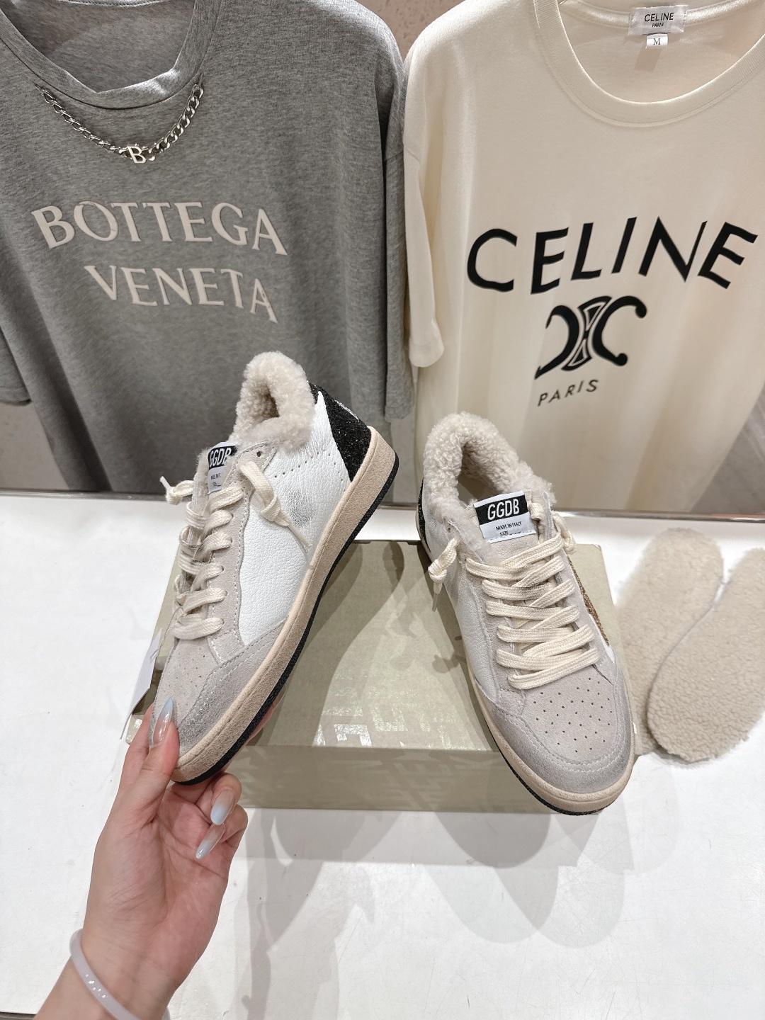 顶级版本 毛里 GGDB~~Golden Goose Deluxe Brand秋冬新款羊毛里小脏鞋休闲鞋