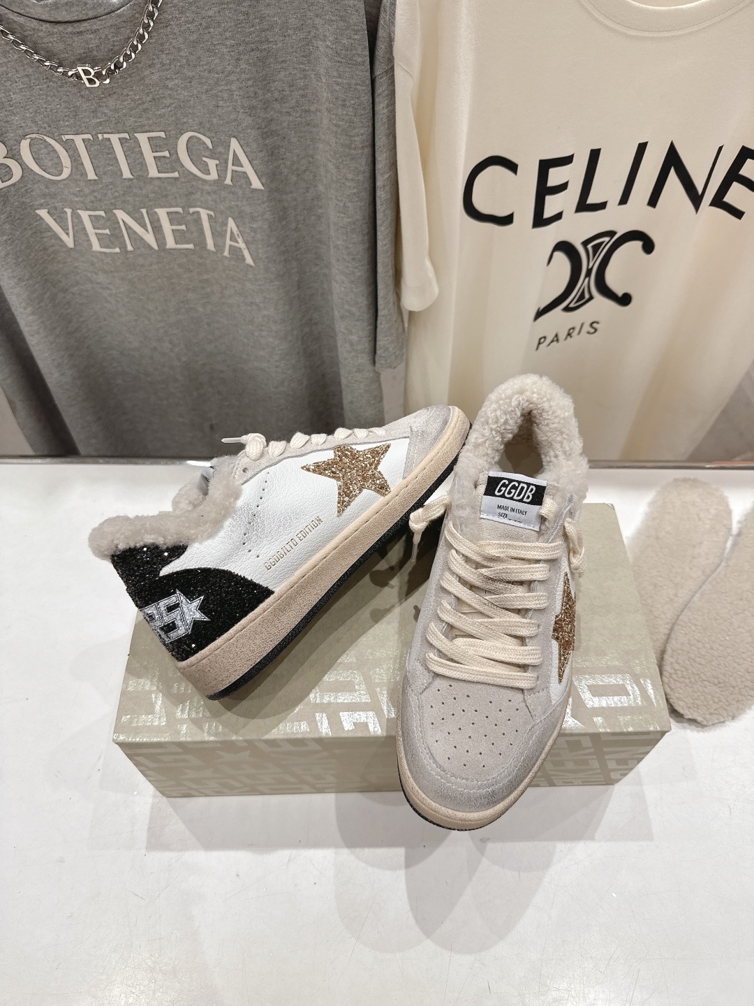 顶级版本 毛里 GGDB~~Golden Goose Deluxe Brand秋冬新款羊毛里小脏鞋休闲鞋