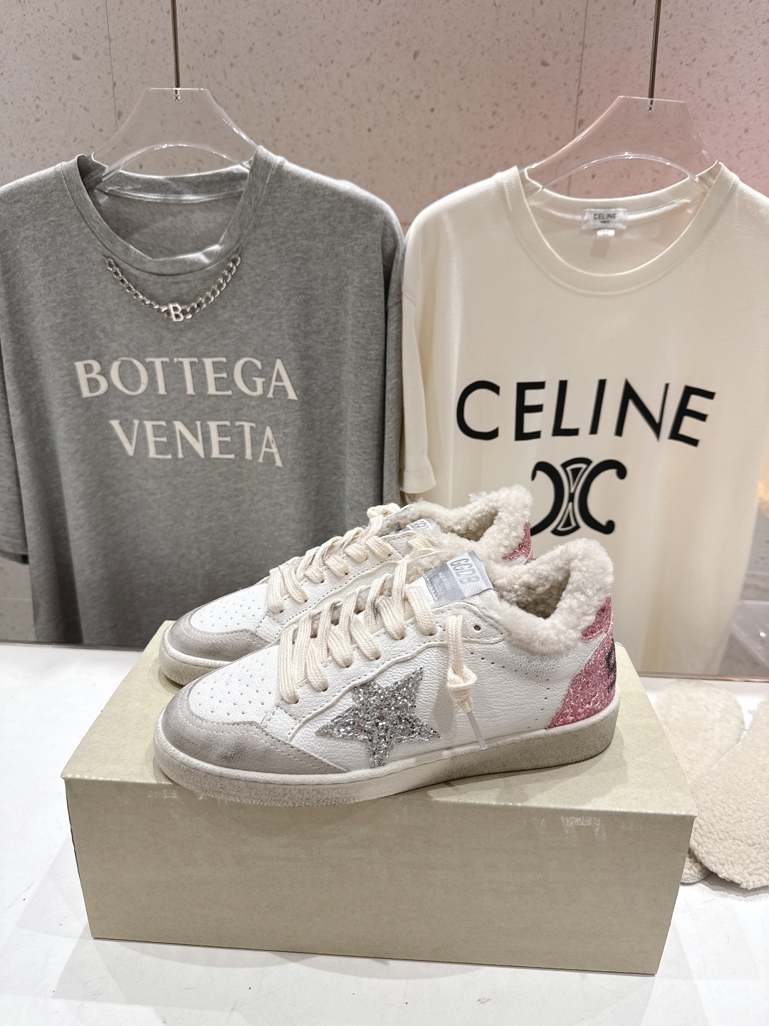 顶级版本 毛里 GGDB~~Golden Goose Deluxe Brand秋冬新款羊毛里小脏鞋休闲鞋