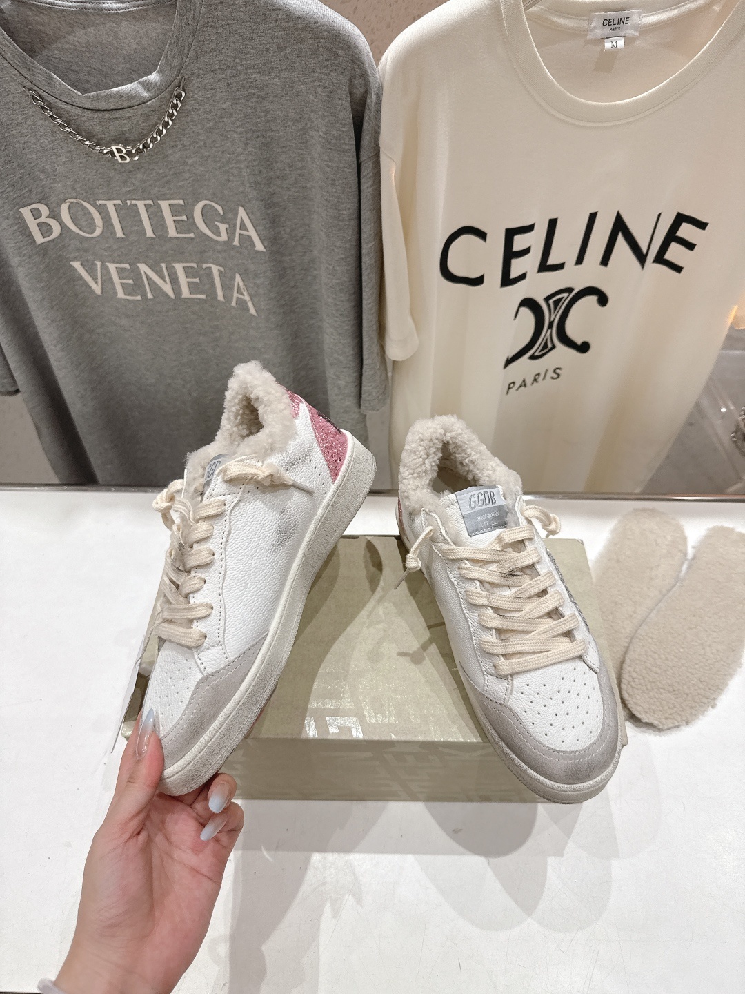 顶级版本 毛里 GGDB~~Golden Goose Deluxe Brand秋冬新款羊毛里小脏鞋休闲鞋