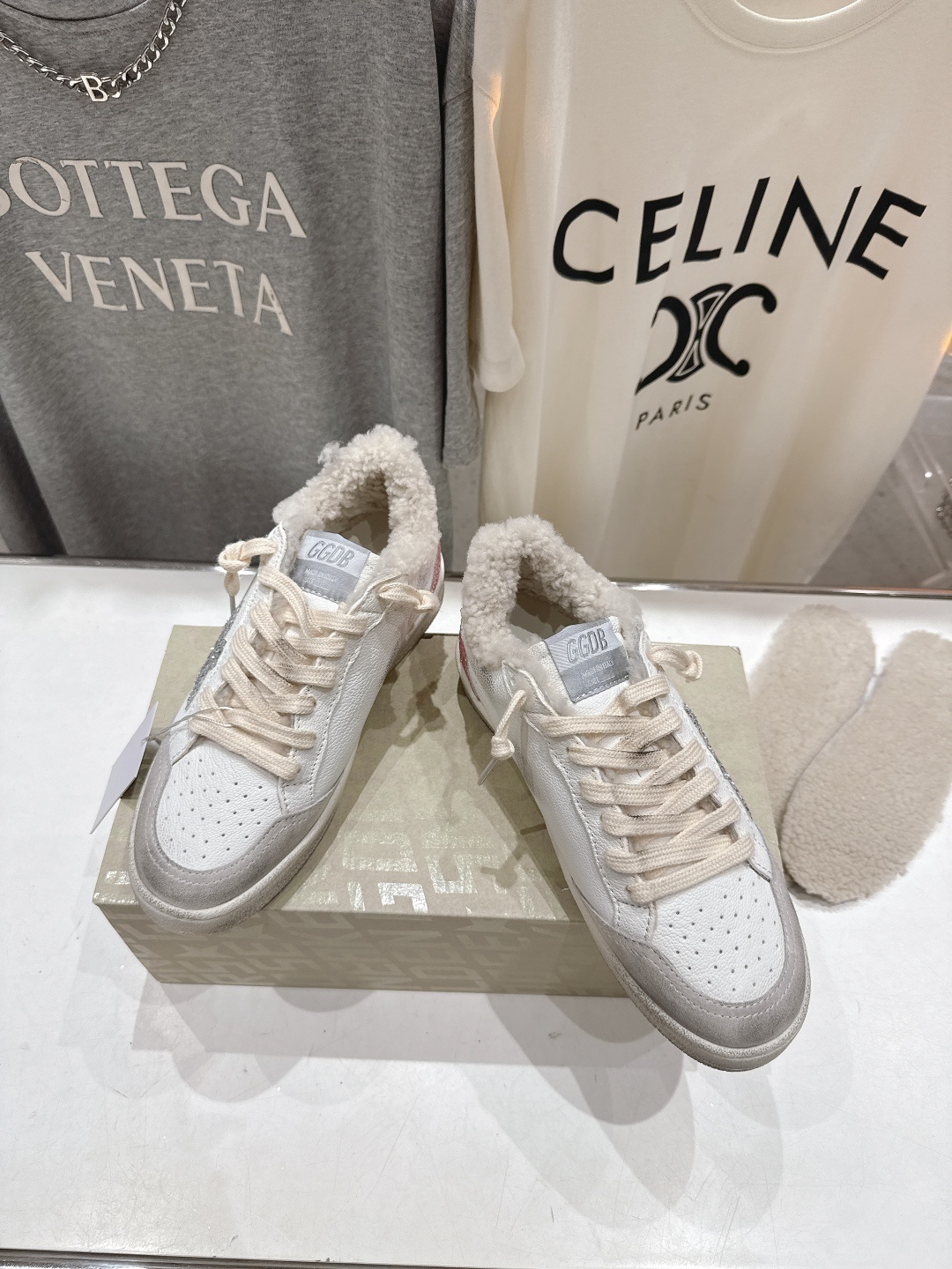 顶级版本 毛里 GGDB~~Golden Goose Deluxe Brand秋冬新款羊毛里小脏鞋休闲鞋