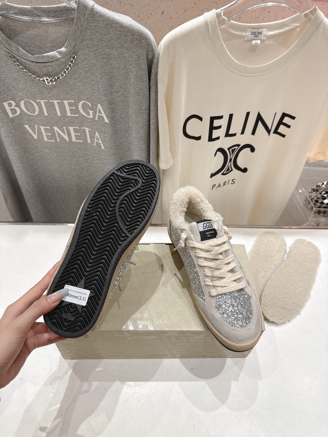 顶级版本 毛里 GGDB~~Golden Goose Deluxe Brand秋冬新款羊毛里小脏鞋休闲鞋
