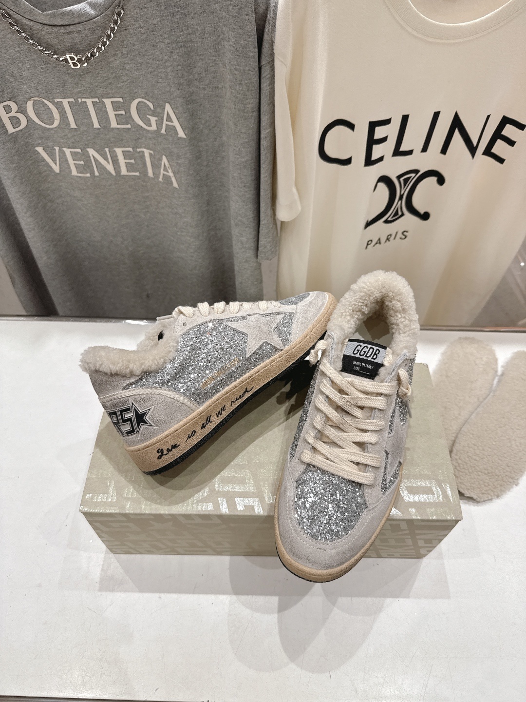 顶级版本 毛里 GGDB~~Golden Goose Deluxe Brand秋冬新款羊毛里小脏鞋休闲鞋