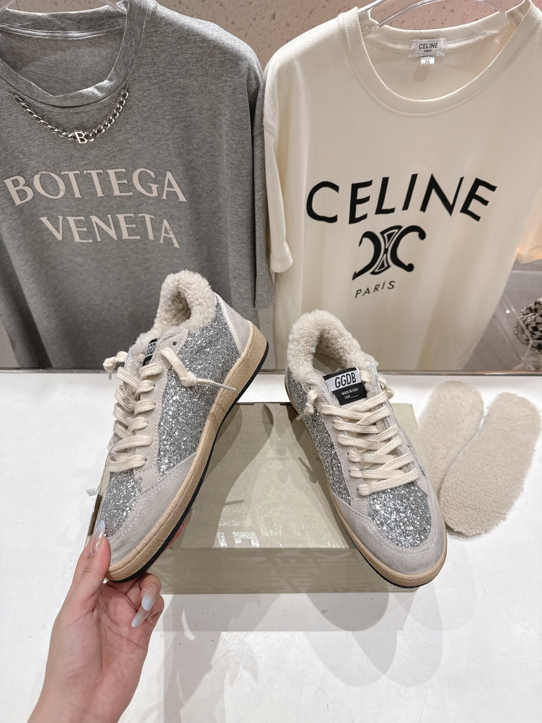 顶级版本 毛里 GGDB~~Golden Goose Deluxe Brand秋冬新款羊毛里小脏鞋休闲鞋