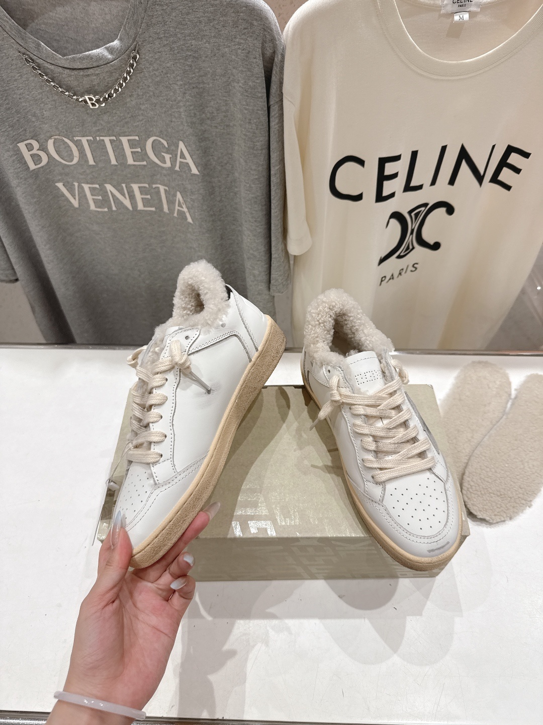顶级版本 毛里 GGDB~~Golden Goose Deluxe Brand秋冬新款羊毛里小脏鞋休闲鞋