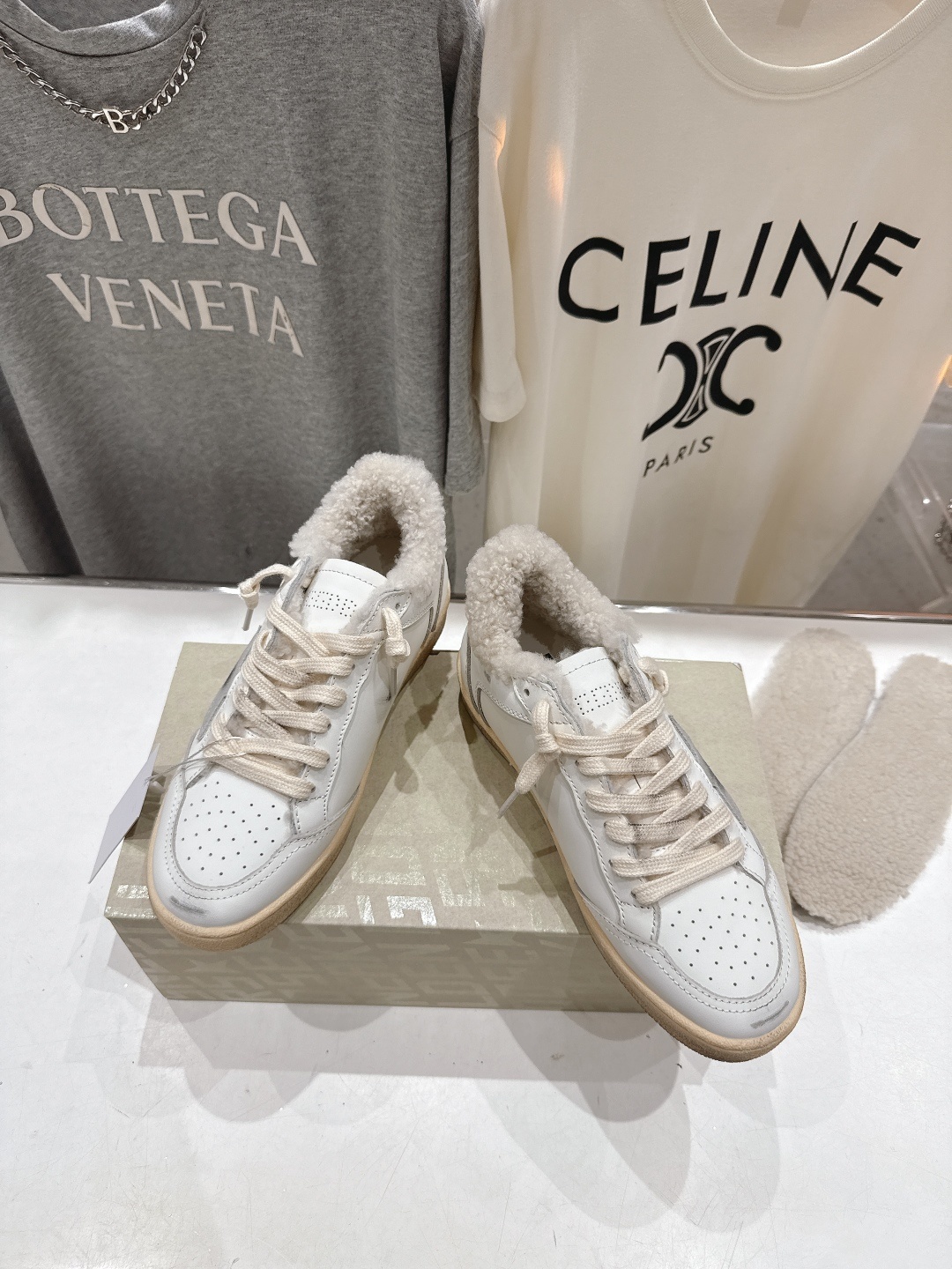 顶级版本 毛里 GGDB~~Golden Goose Deluxe Brand秋冬新款羊毛里小脏鞋休闲鞋