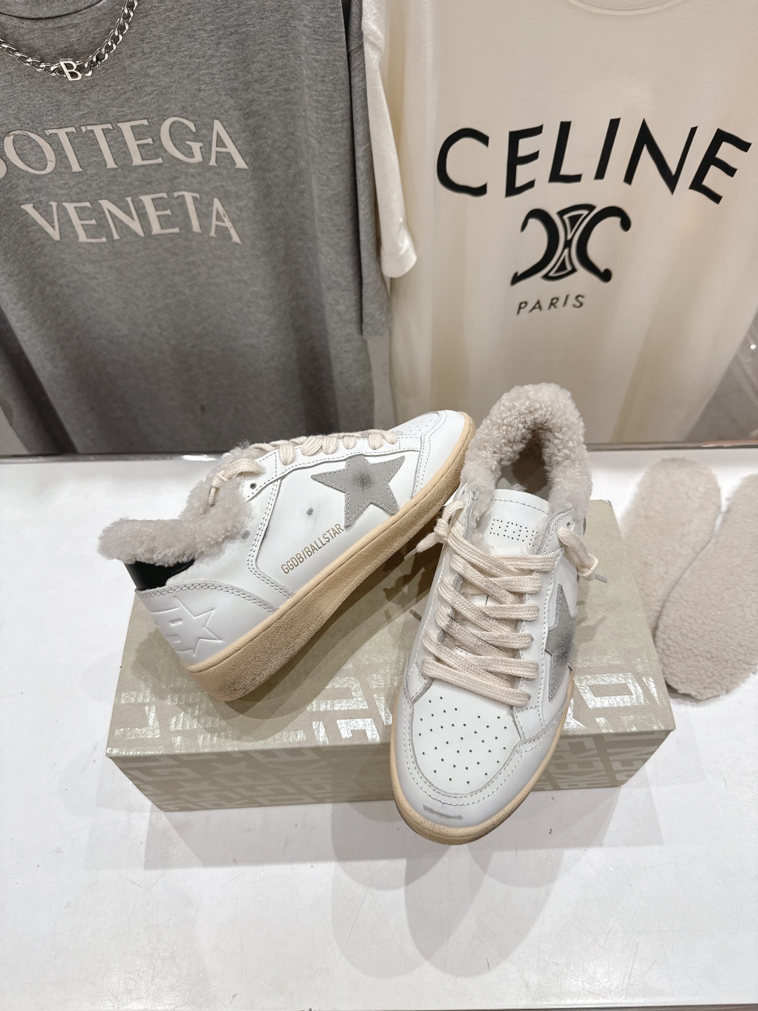 顶级版本 毛里 GGDB~~Golden Goose Deluxe Brand秋冬新款羊毛里小脏鞋休闲鞋