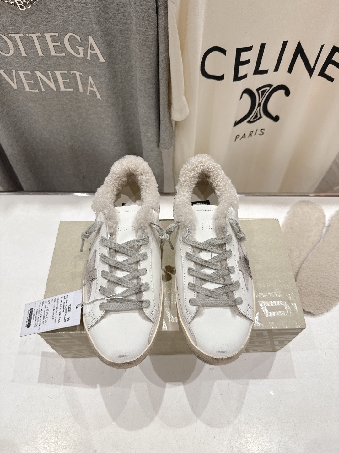 顶级版本 毛里 GGDB~~Golden Goose Deluxe Brand秋冬新款羊毛里小脏鞋休闲鞋