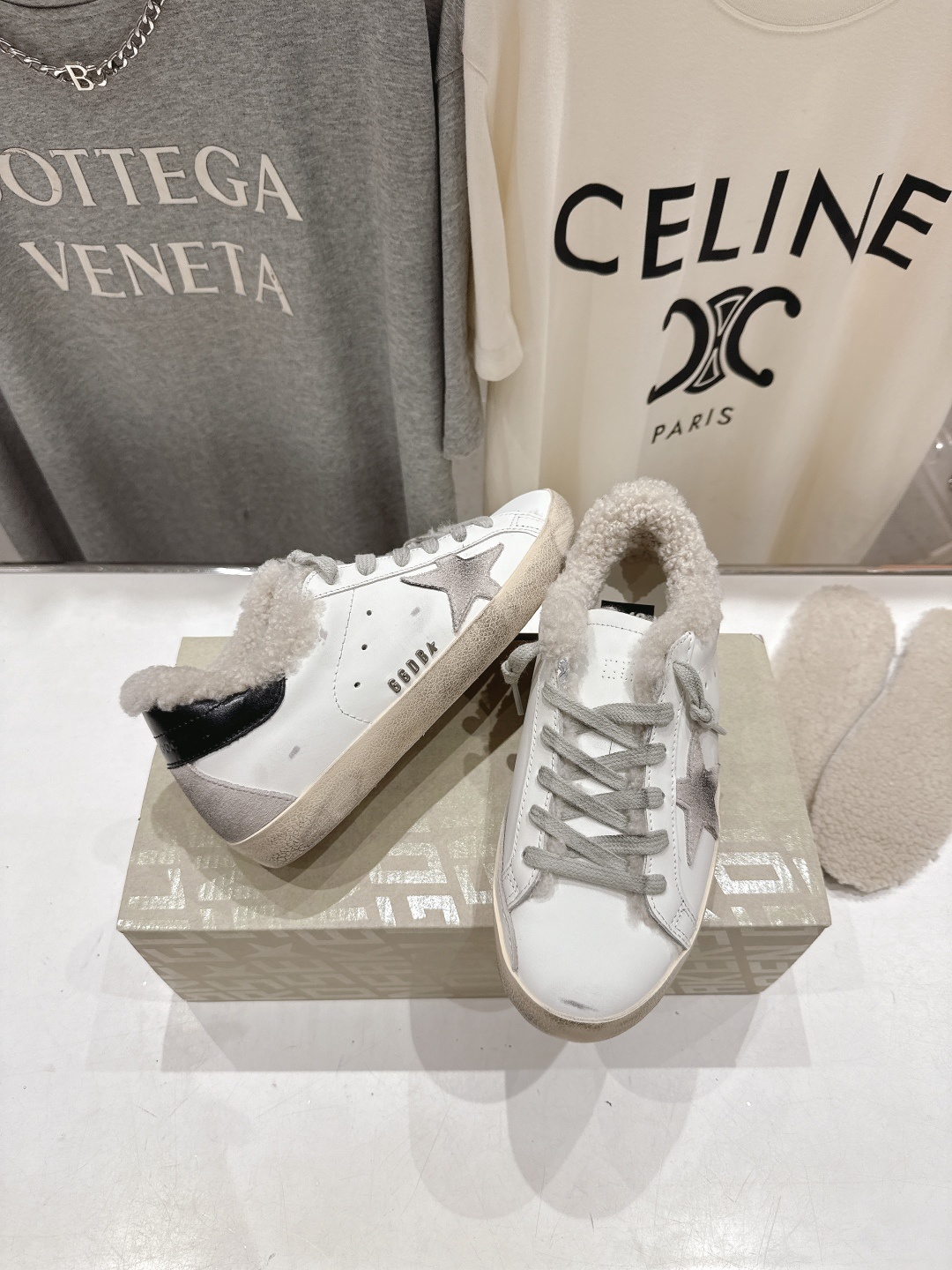 顶级版本 毛里 GGDB~~Golden Goose Deluxe Brand秋冬新款羊毛里小脏鞋休闲鞋