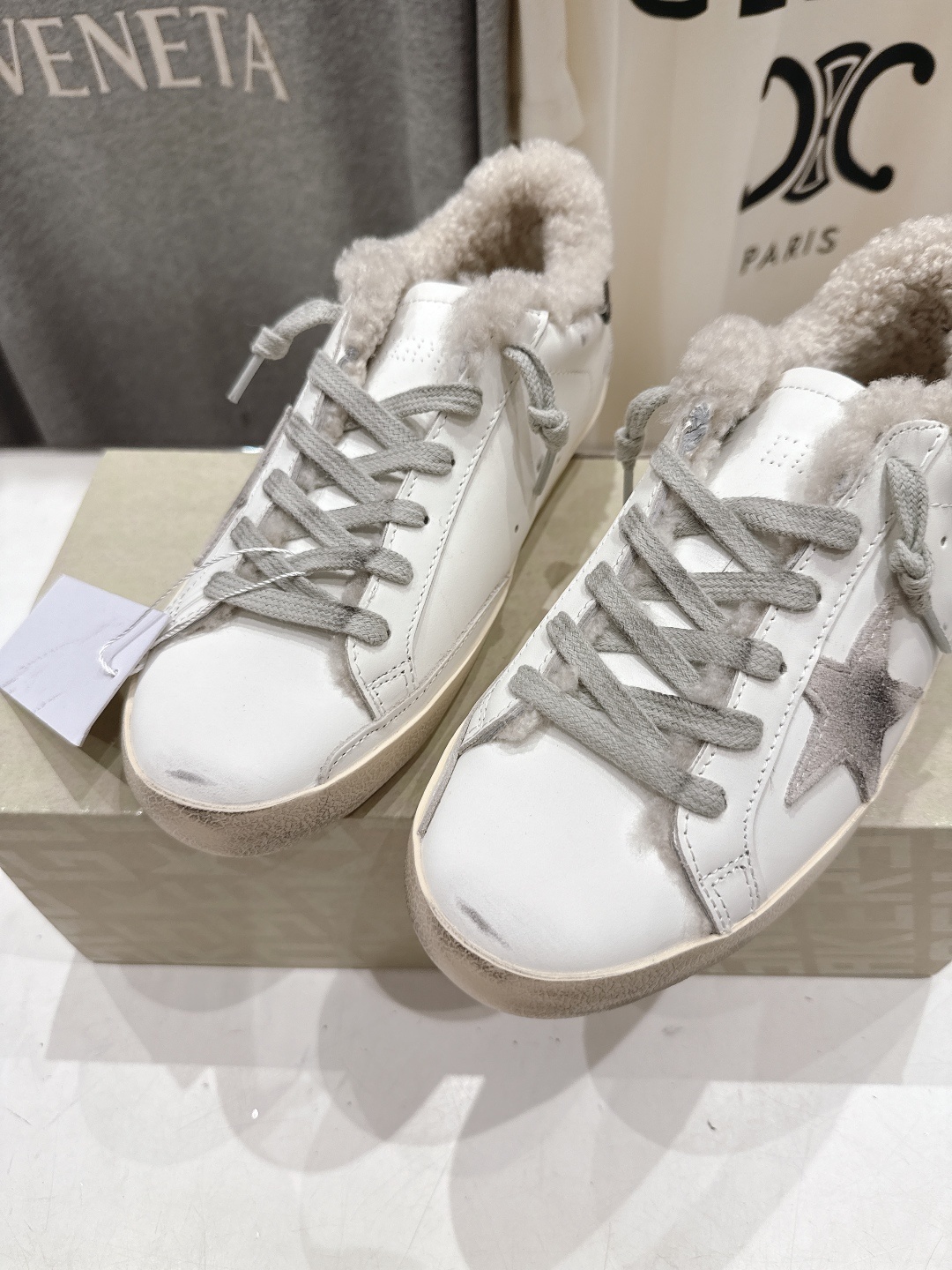 顶级版本 毛里 GGDB~~Golden Goose Deluxe Brand秋冬新款羊毛里小脏鞋休闲鞋