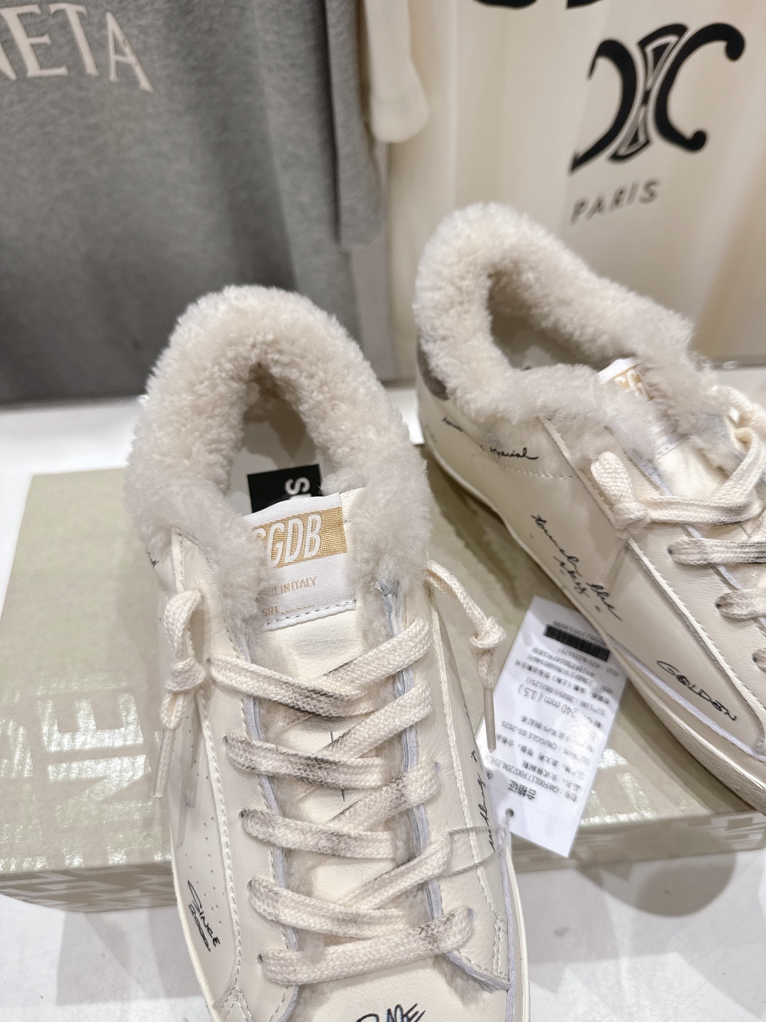 顶级版本 毛里 GGDB~~Golden Goose Deluxe Brand秋冬新款羊毛里小脏鞋休闲鞋