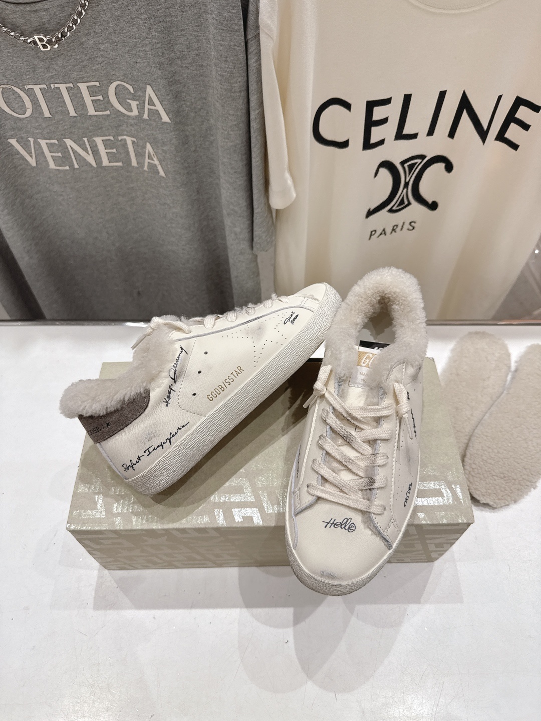 顶级版本 毛里 GGDB~~Golden Goose Deluxe Brand秋冬新款羊毛里小脏鞋休闲鞋
