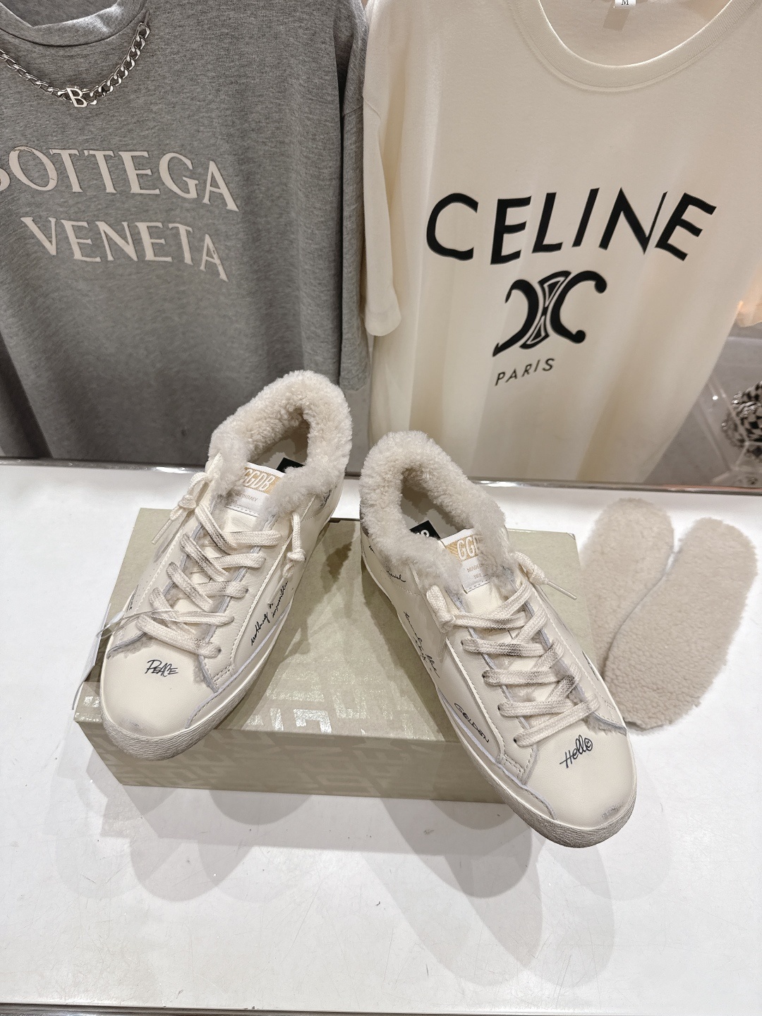 顶级版本 毛里 GGDB~~Golden Goose Deluxe Brand秋冬新款羊毛里小脏鞋休闲鞋