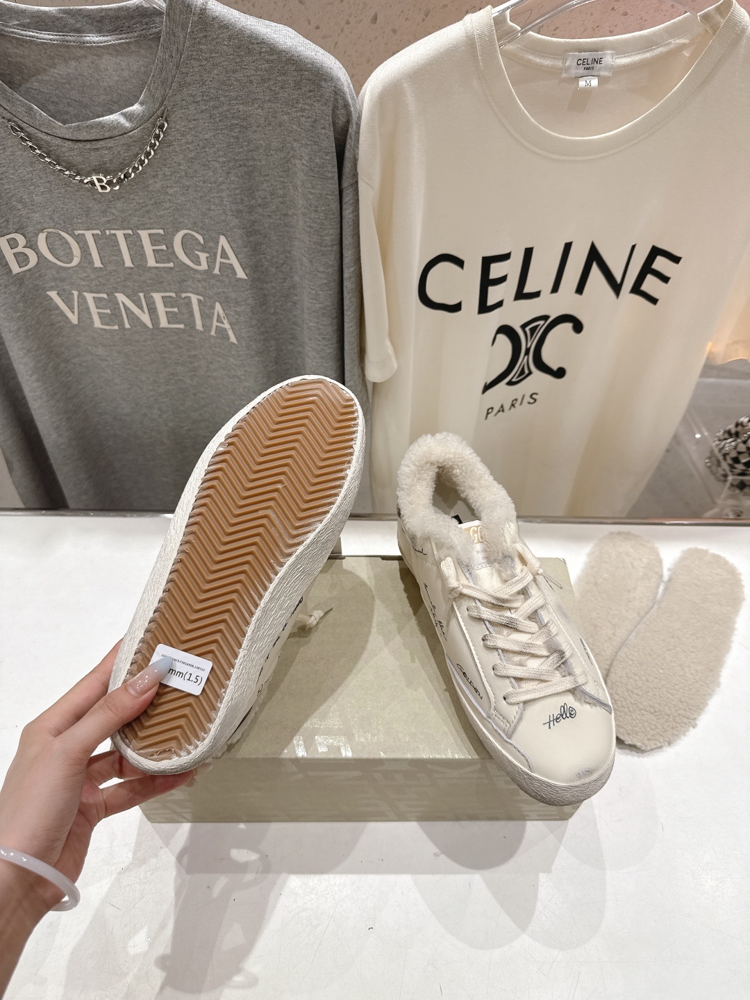 顶级版本 毛里 GGDB~~Golden Goose Deluxe Brand秋冬新款羊毛里小脏鞋休闲鞋