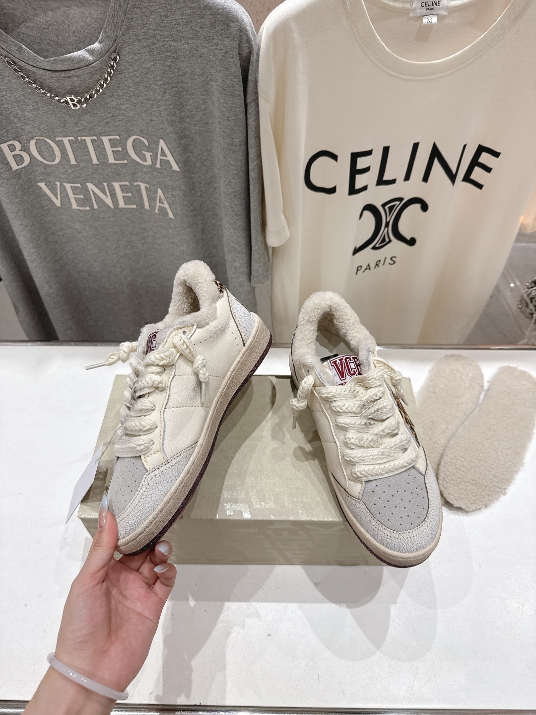 顶级版本 毛里 GGDB~~Golden Goose Deluxe Brand秋冬新款羊毛里小脏鞋休闲鞋