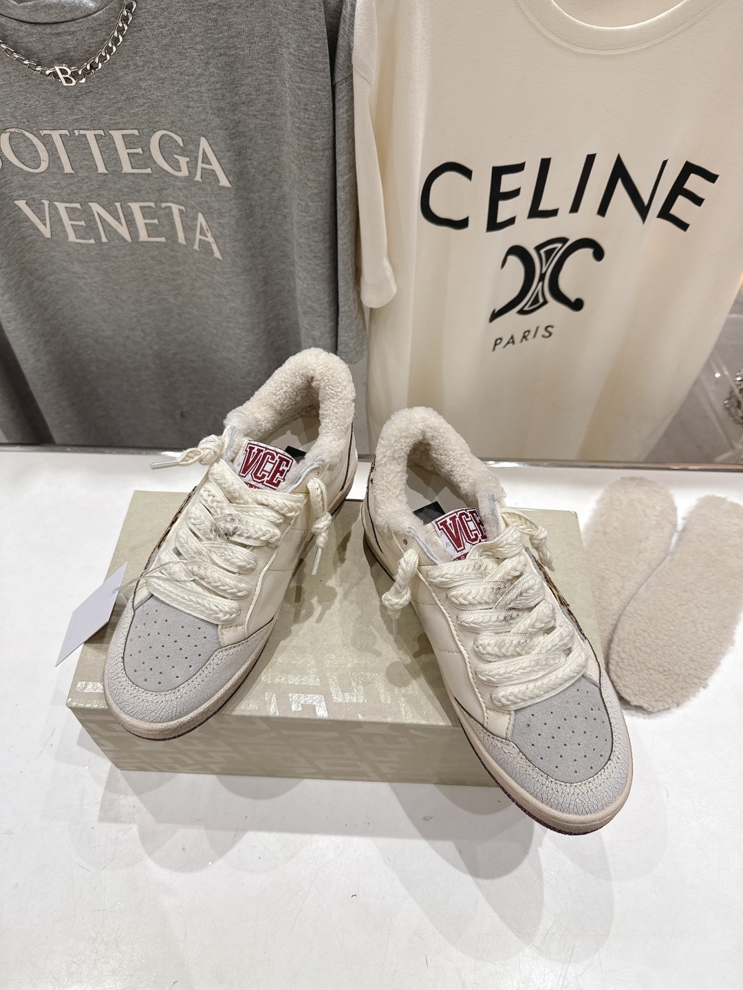 顶级版本 毛里 GGDB~~Golden Goose Deluxe Brand秋冬新款羊毛里小脏鞋休闲鞋