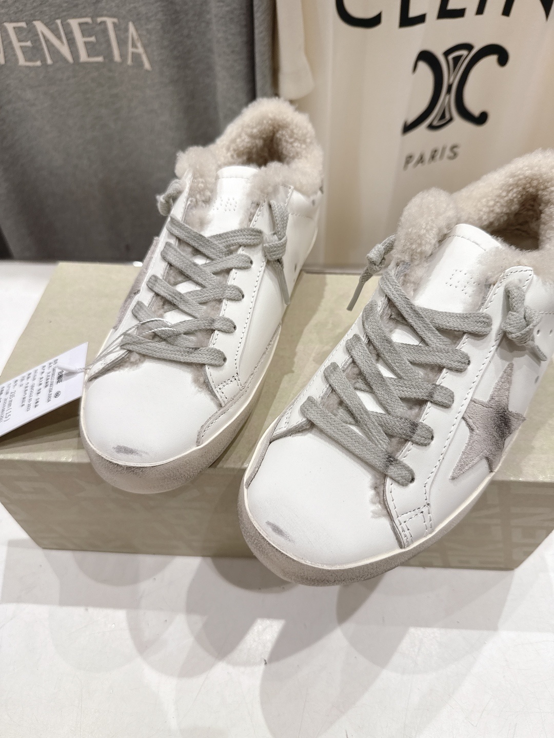 顶级版本 毛里 GGDB~~Golden Goose Deluxe Brand秋冬新款羊毛里小脏鞋休闲鞋