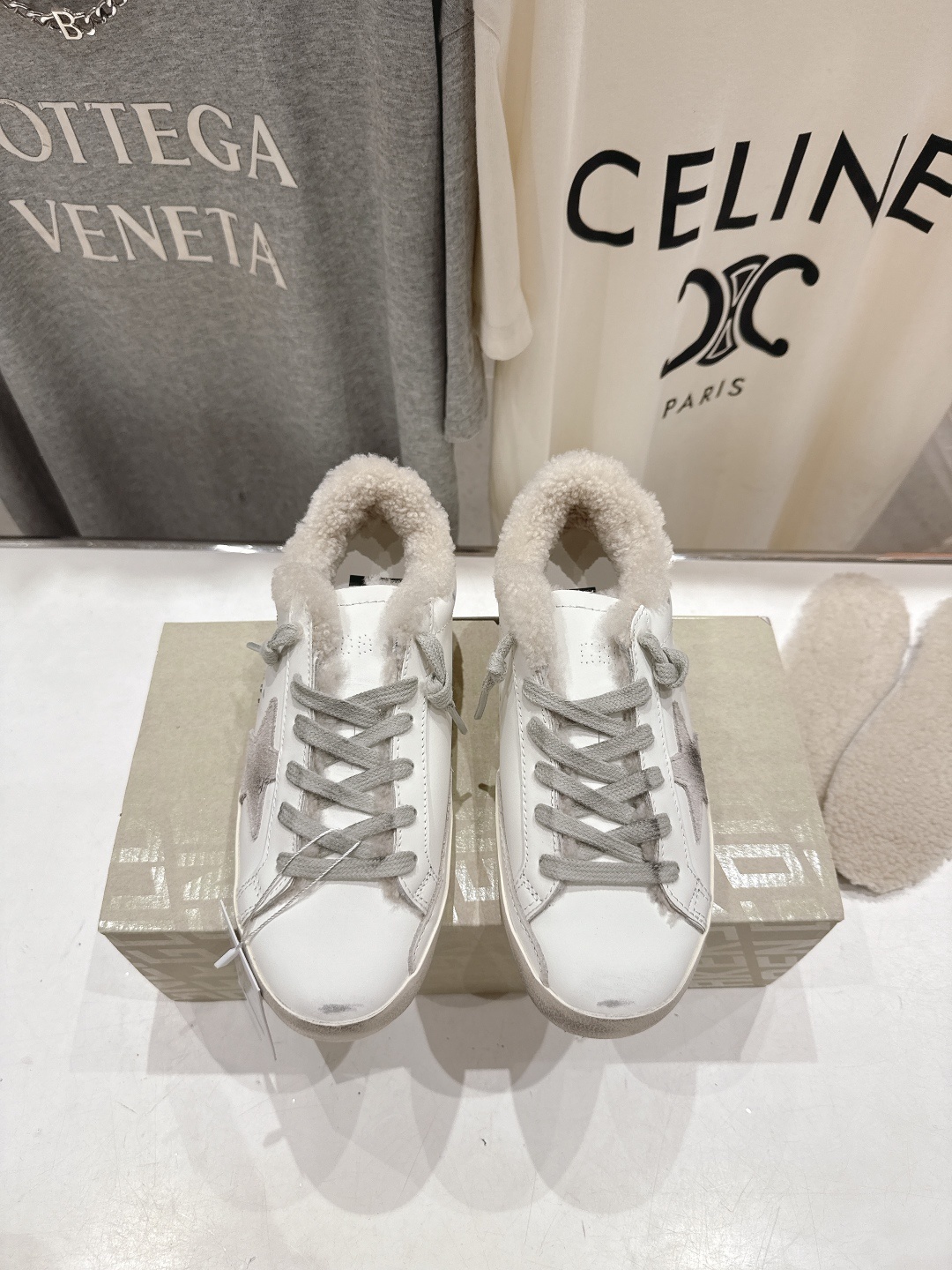 顶级版本 毛里 GGDB~~Golden Goose Deluxe Brand秋冬新款羊毛里小脏鞋休闲鞋