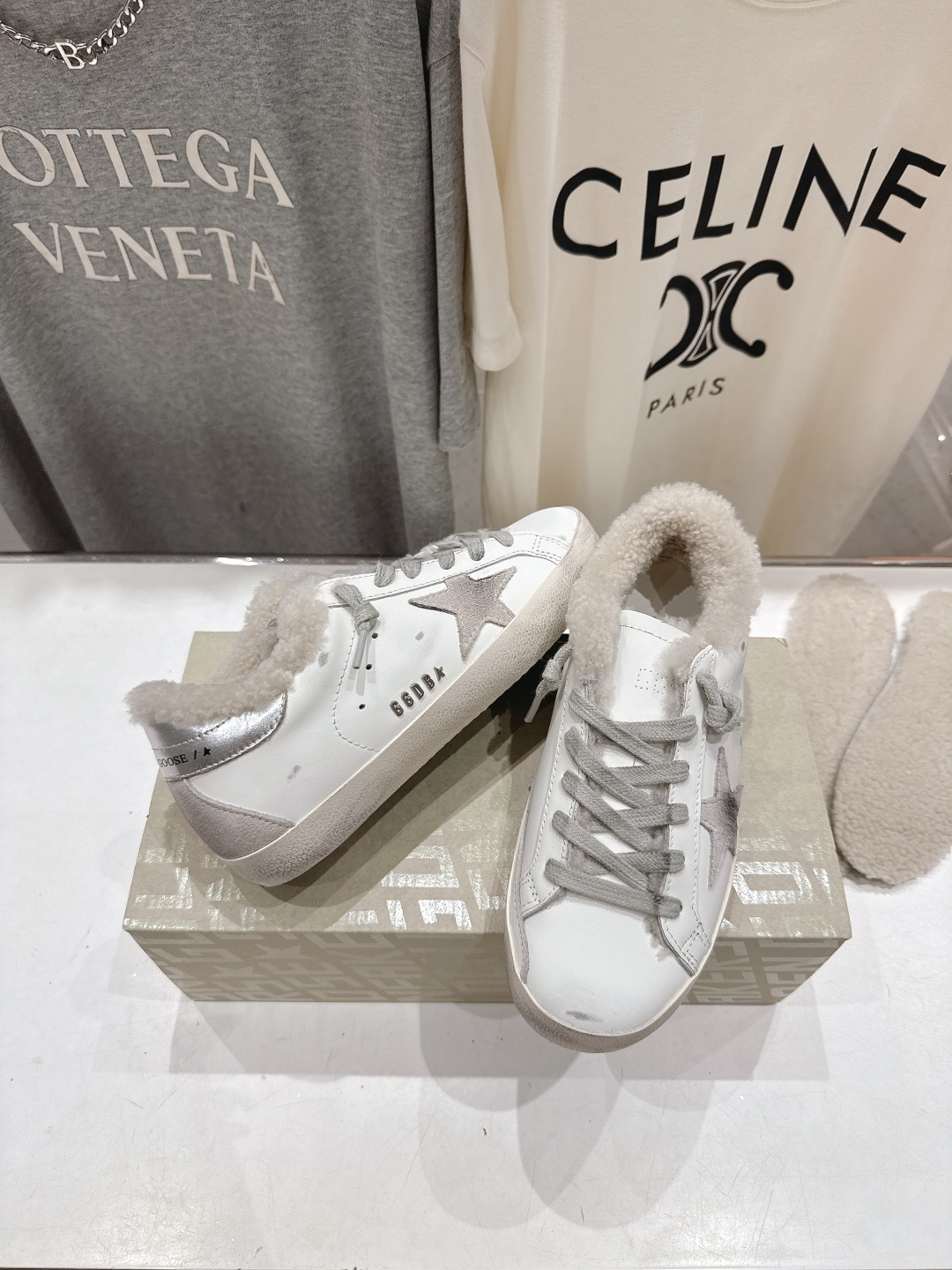 顶级版本 毛里 GGDB~~Golden Goose Deluxe Brand秋冬新款羊毛里小脏鞋休闲鞋