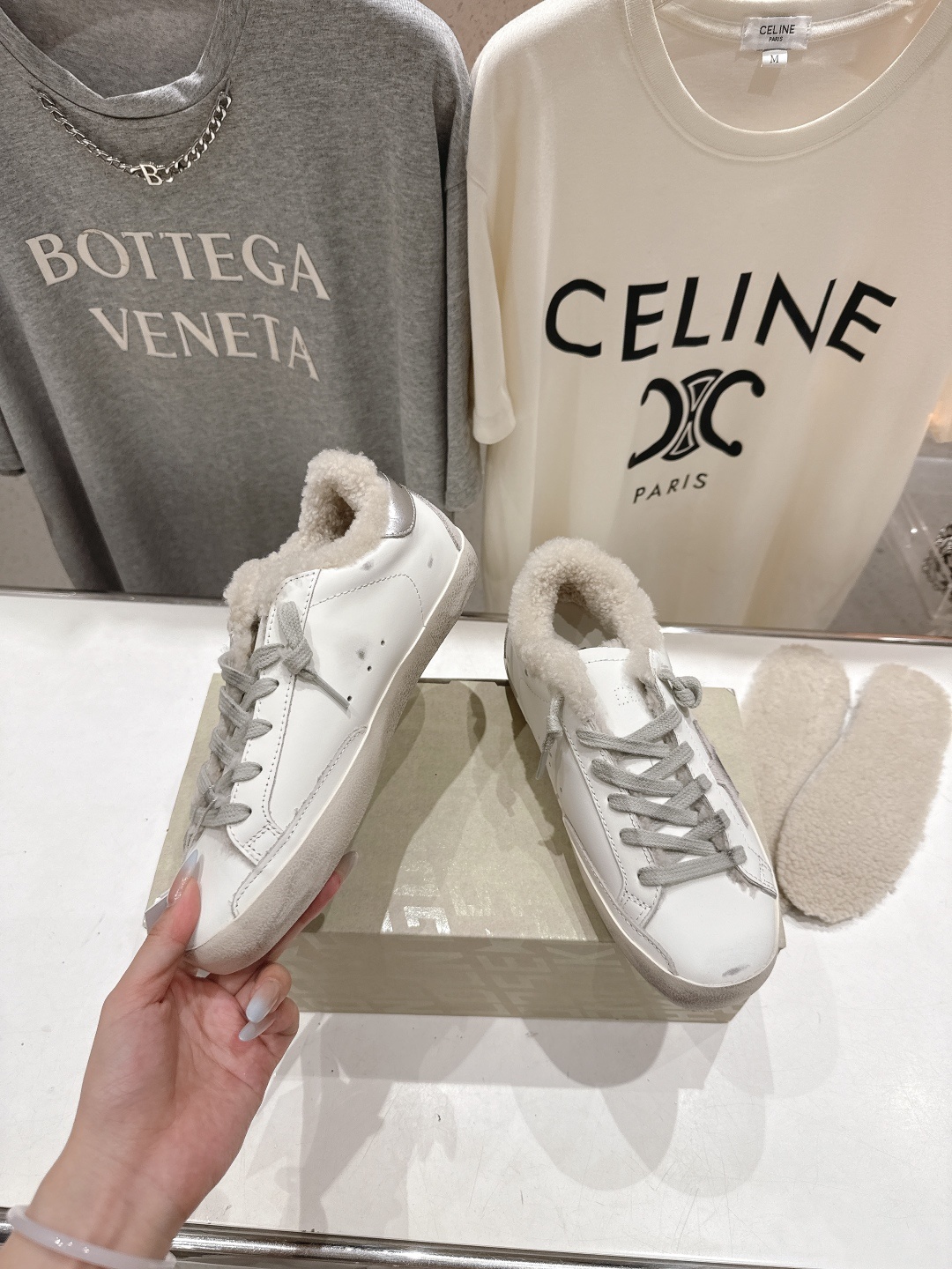 顶级版本 毛里 GGDB~~Golden Goose Deluxe Brand秋冬新款羊毛里小脏鞋休闲鞋