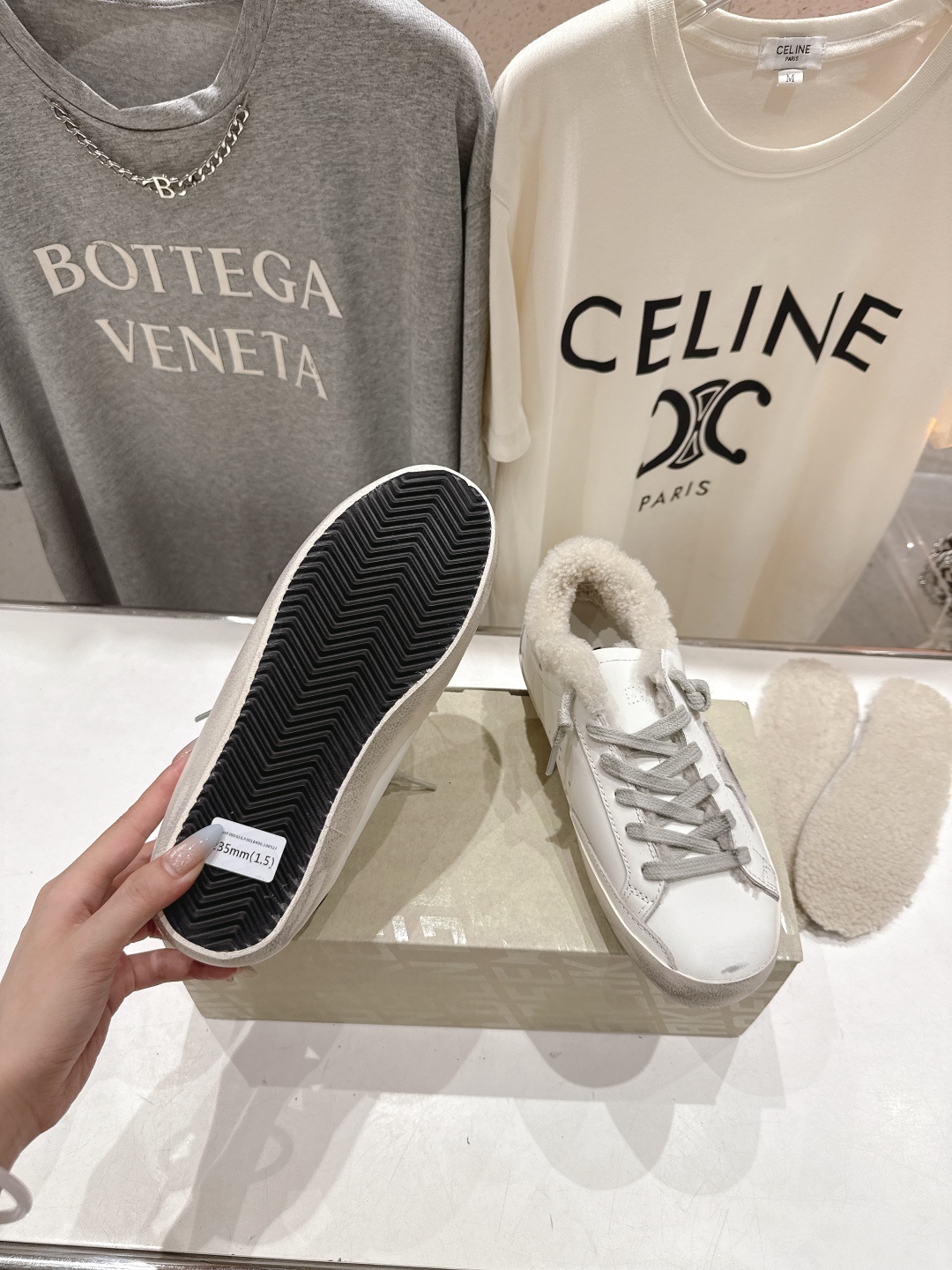 顶级版本 毛里 GGDB~~Golden Goose Deluxe Brand秋冬新款羊毛里小脏鞋休闲鞋