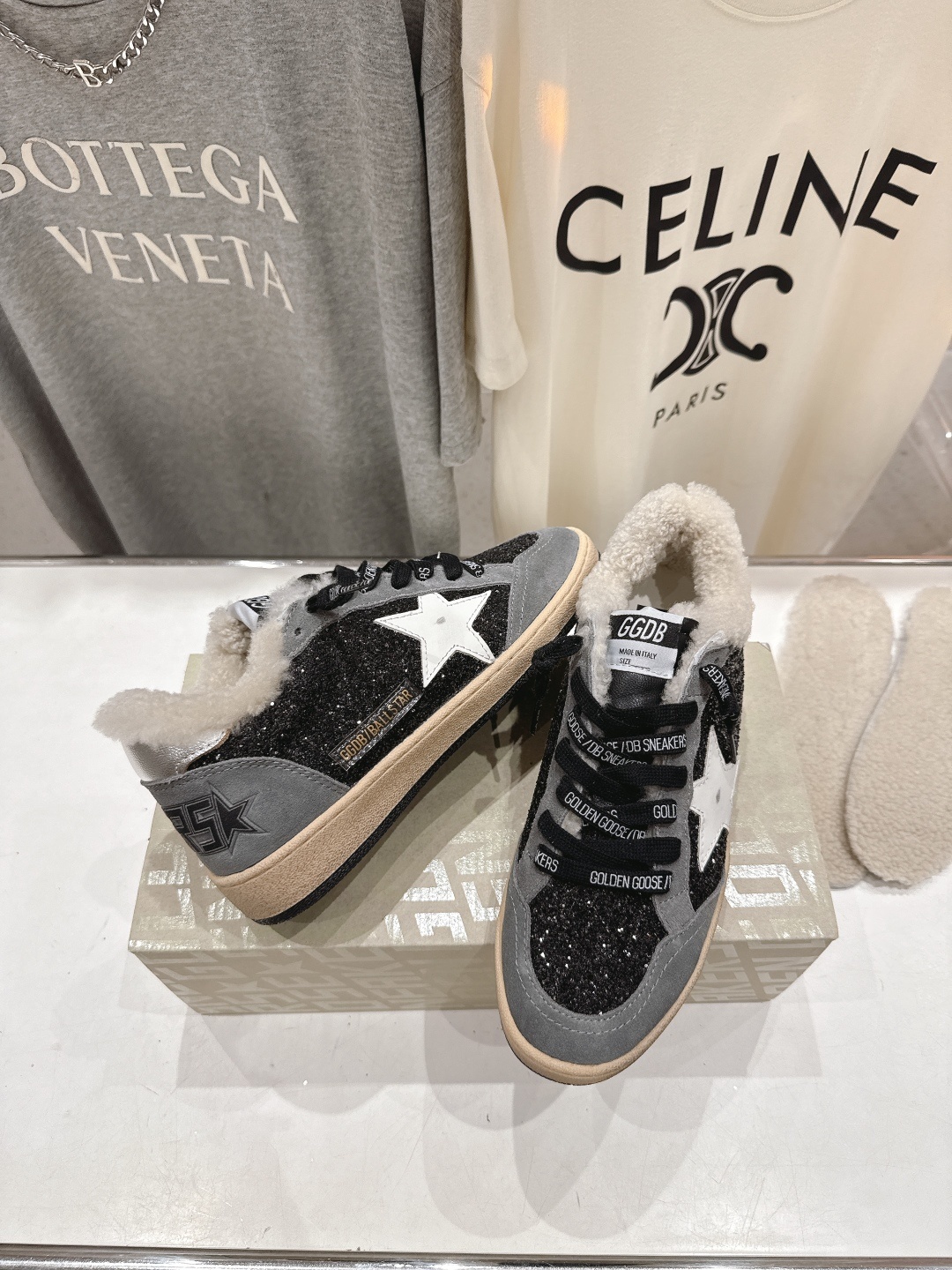 顶级版本 毛里 GGDB~~Golden Goose Deluxe Brand秋冬新款羊毛里小脏鞋休闲鞋