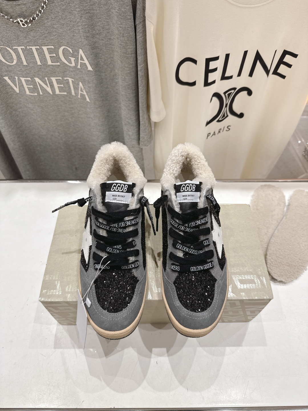 顶级版本 毛里 GGDB~~Golden Goose Deluxe Brand秋冬新款羊毛里小脏鞋休闲鞋