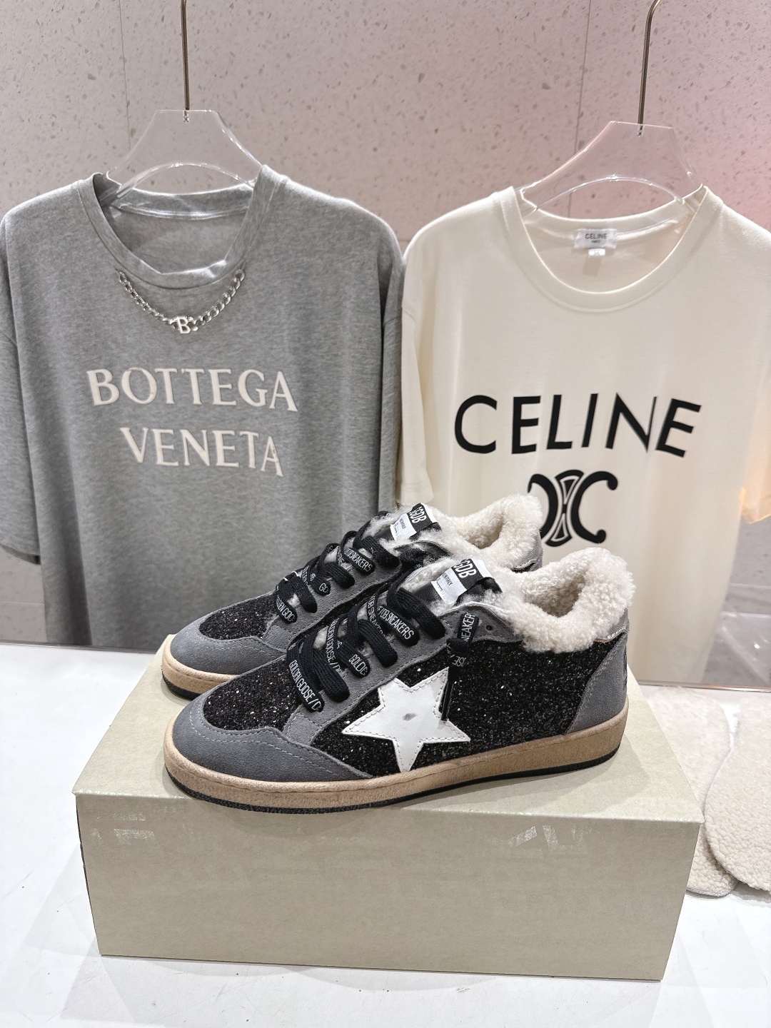 顶级版本 毛里 GGDB~~Golden Goose Deluxe Brand秋冬新款羊毛里小脏鞋休闲鞋