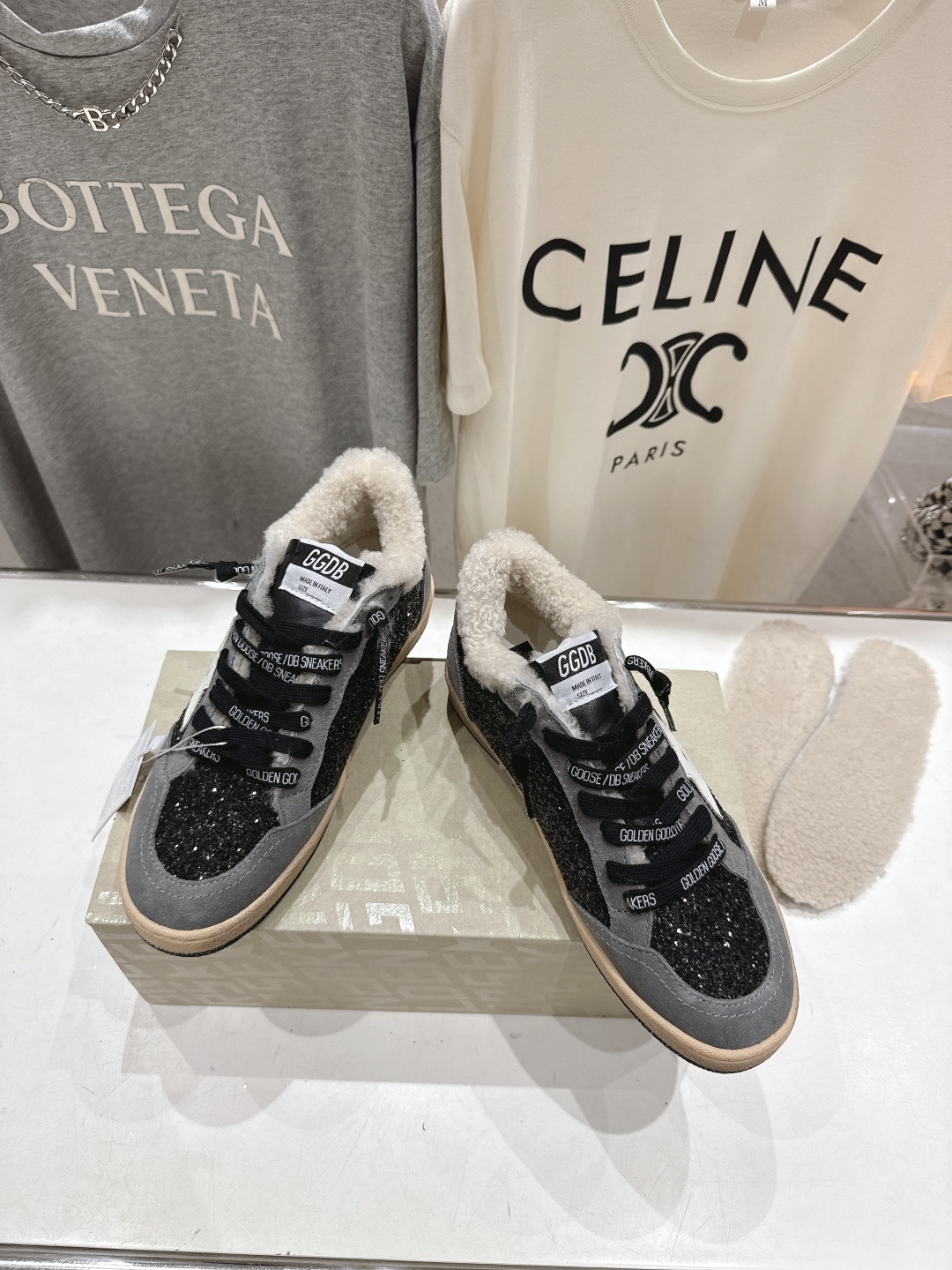 顶级版本 毛里 GGDB~~Golden Goose Deluxe Brand秋冬新款羊毛里小脏鞋休闲鞋