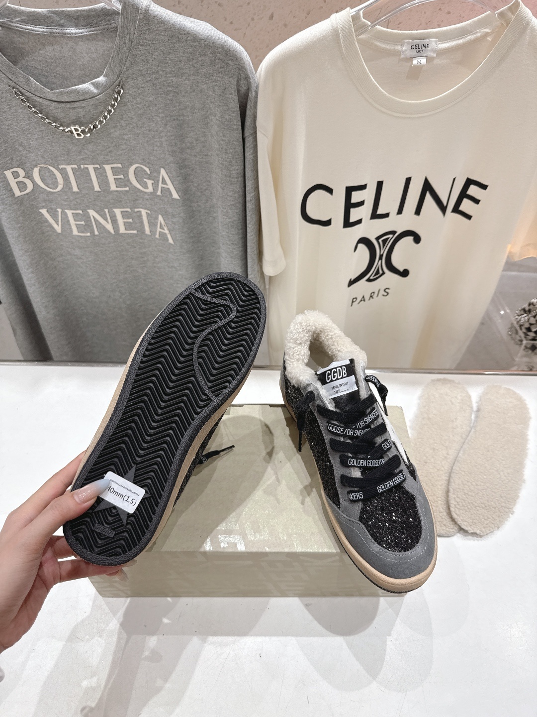 顶级版本 毛里 GGDB~~Golden Goose Deluxe Brand秋冬新款羊毛里小脏鞋休闲鞋