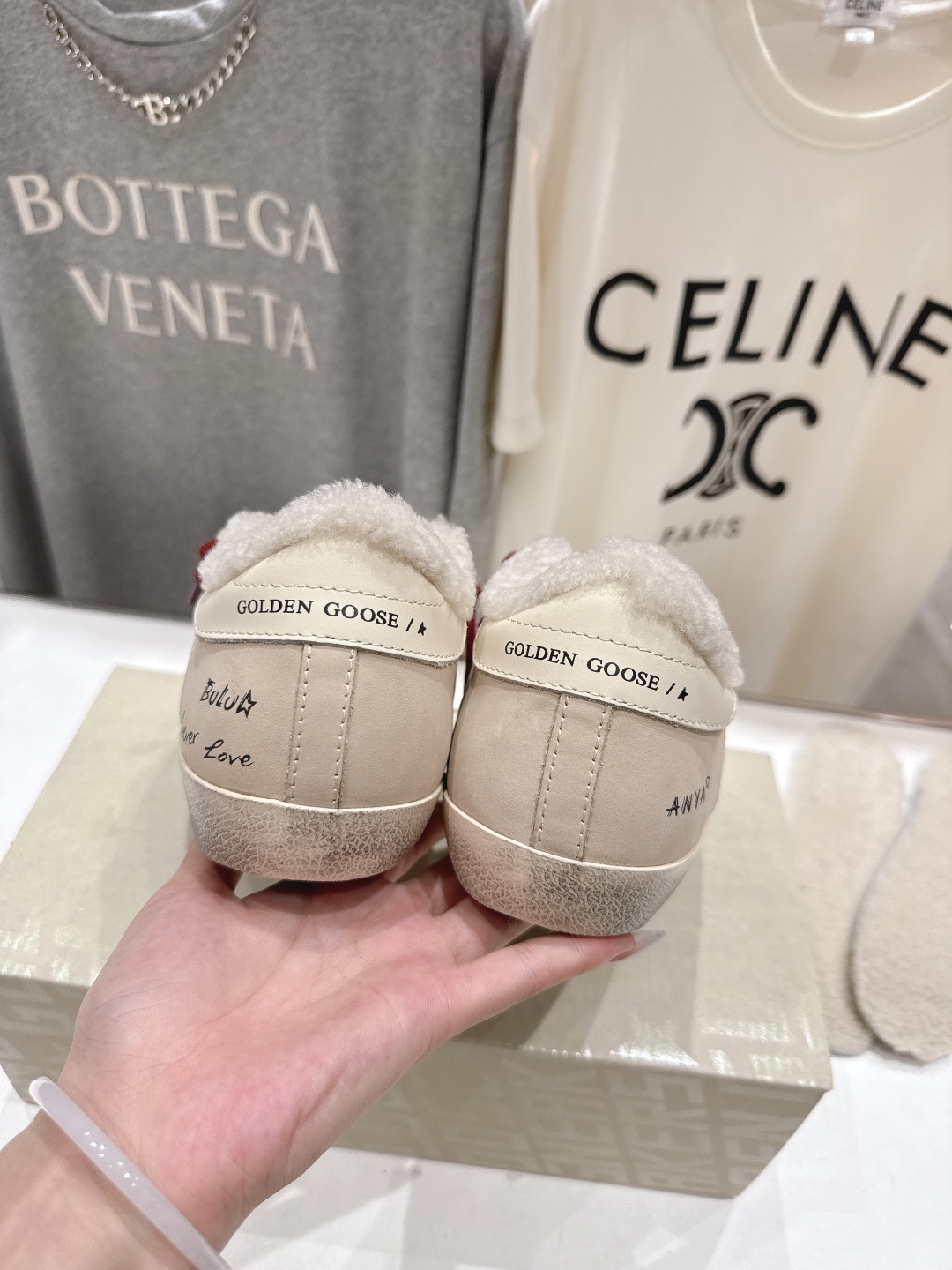 顶级版本 毛里 GGDB~~Golden Goose Deluxe Brand秋冬新款羊毛里小脏鞋休闲鞋