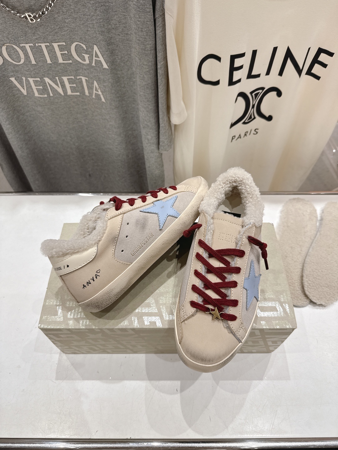 顶级版本 毛里 GGDB~~Golden Goose Deluxe Brand秋冬新款羊毛里小脏鞋休闲鞋