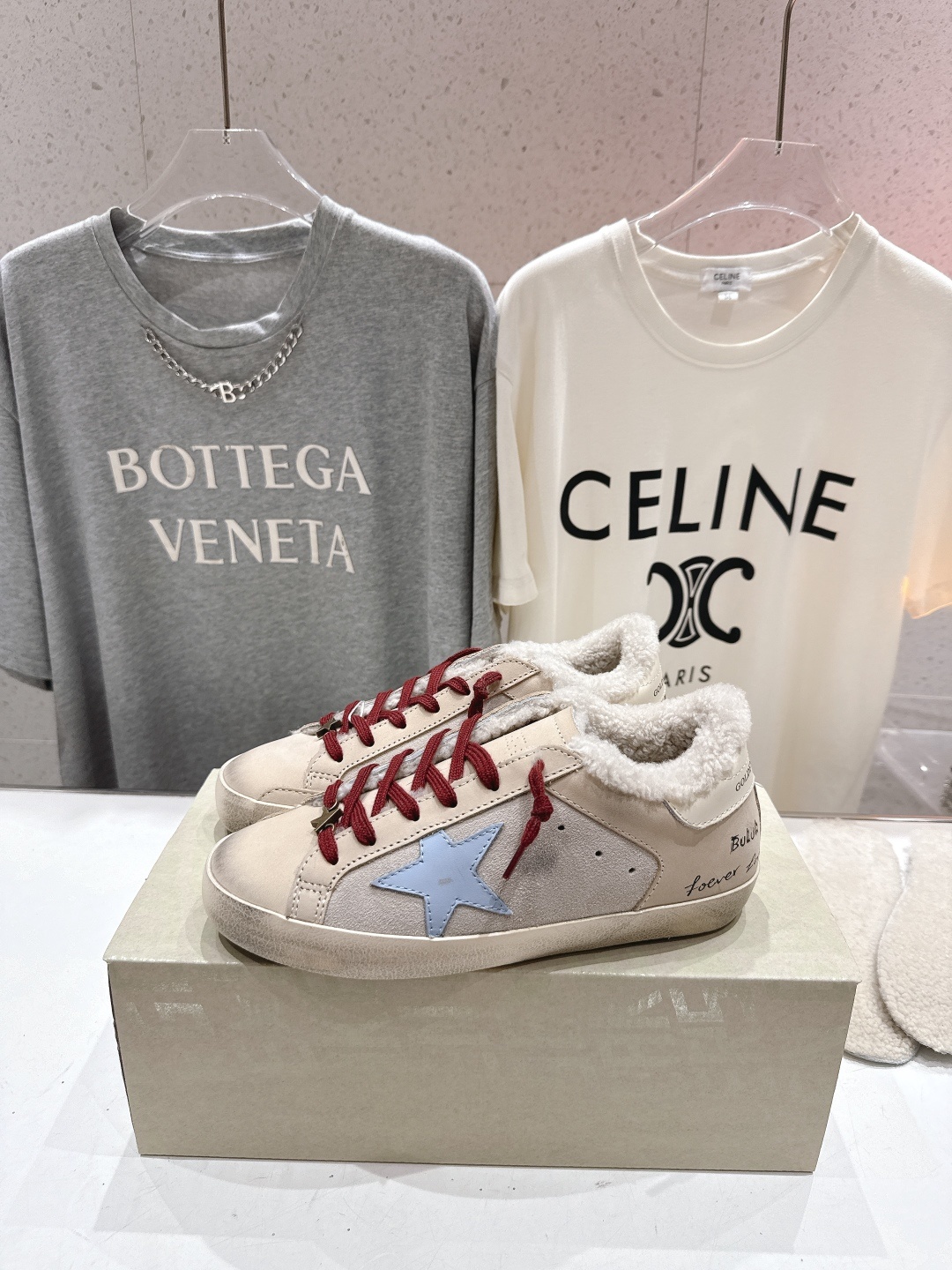 顶级版本 毛里 GGDB~~Golden Goose Deluxe Brand秋冬新款羊毛里小脏鞋休闲鞋