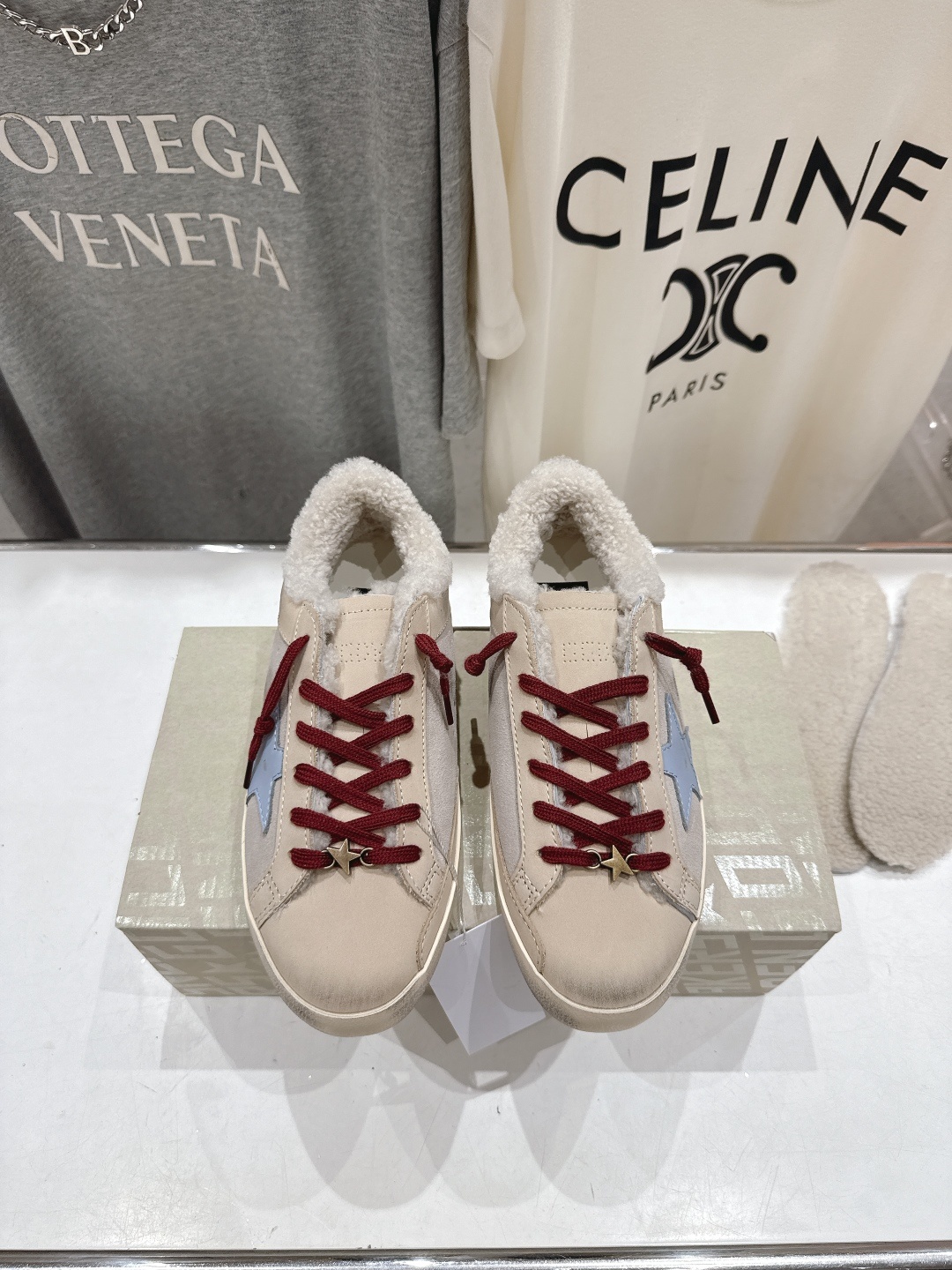 顶级版本 毛里 GGDB~~Golden Goose Deluxe Brand秋冬新款羊毛里小脏鞋休闲鞋