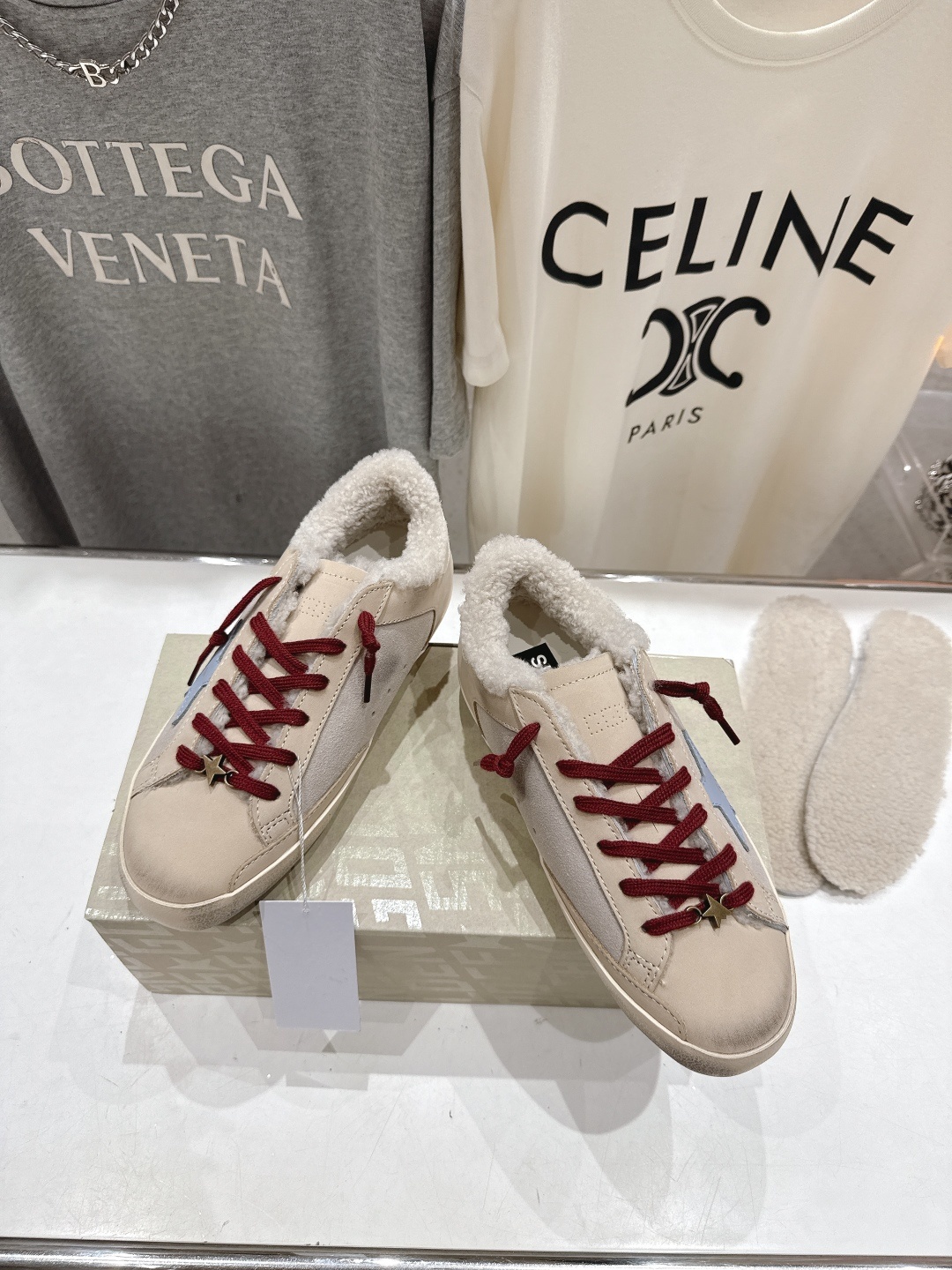 顶级版本 毛里 GGDB~~Golden Goose Deluxe Brand秋冬新款羊毛里小脏鞋休闲鞋