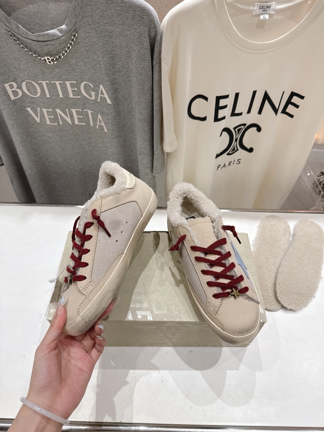 顶级版本 毛里 GGDB~~Golden Goose Deluxe Brand秋冬新款羊毛里小脏鞋休闲鞋