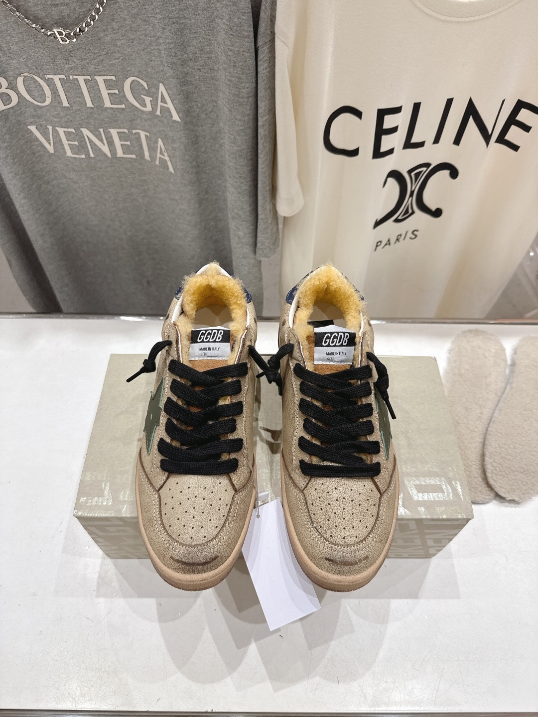 顶级版本 毛里 GGDB~~Golden Goose Deluxe Brand秋冬新款羊毛里小脏鞋休闲鞋